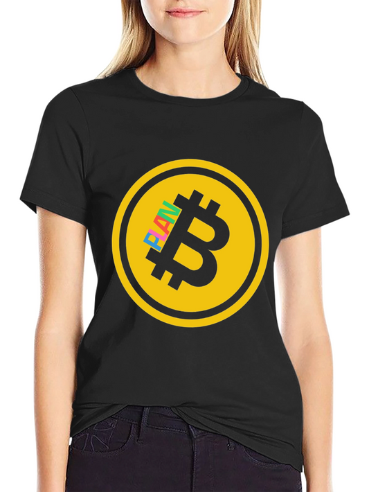 Bitcoin Cryptocurrency Flan T-Shirt