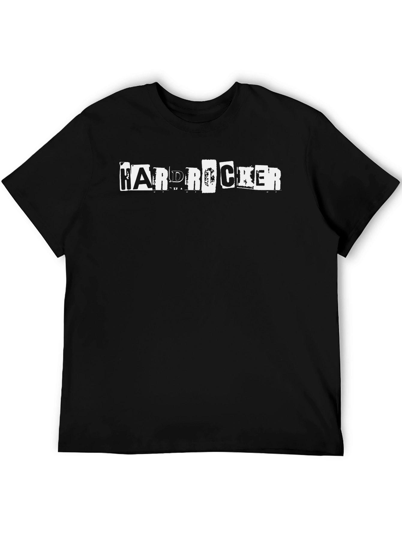Hard Rocker Graphic T-Shirt - Black Cotton Tee