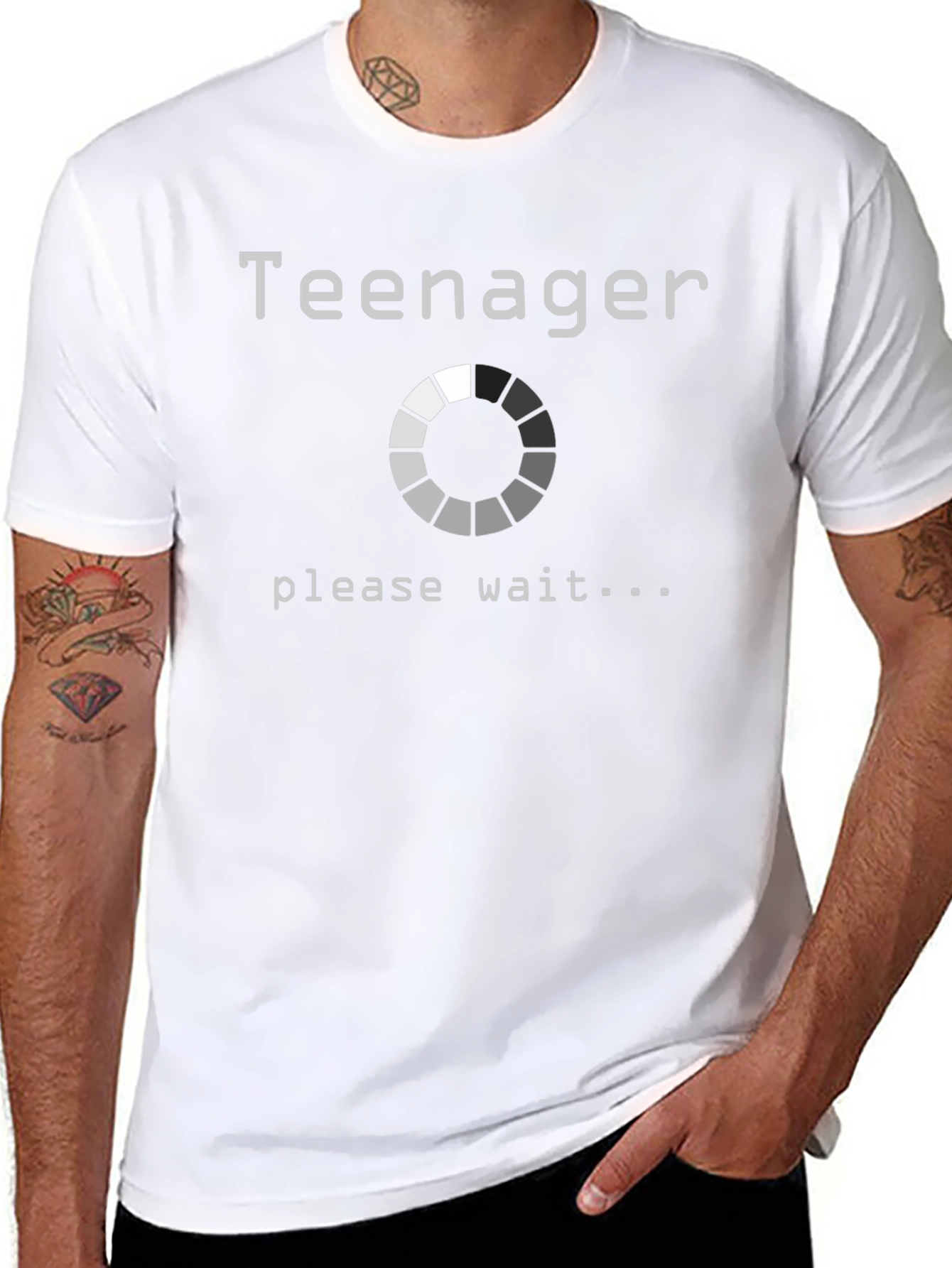 Teenager Loading T-Shirt - Funny Novelty Graphic Tee