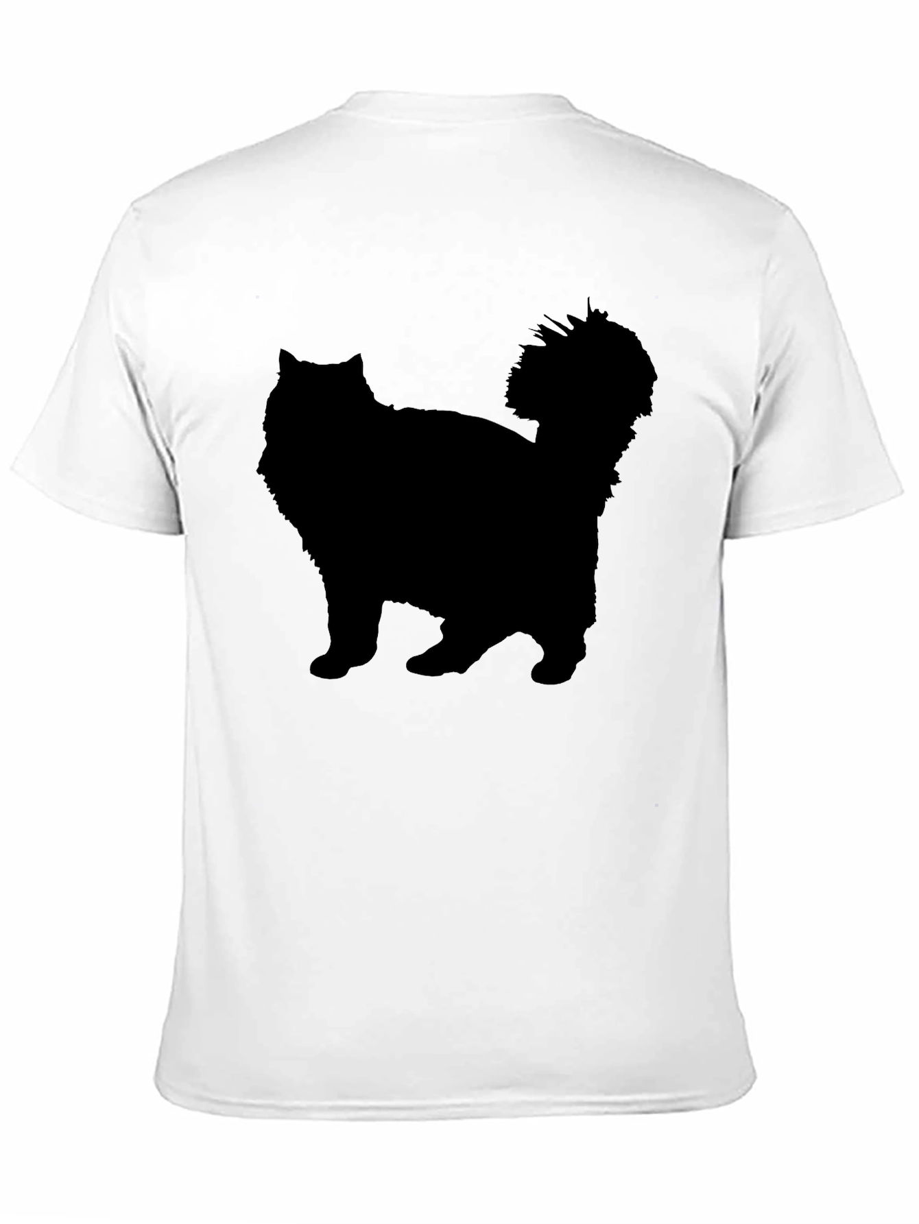 Black Cat Silhouette Graphic Tee
