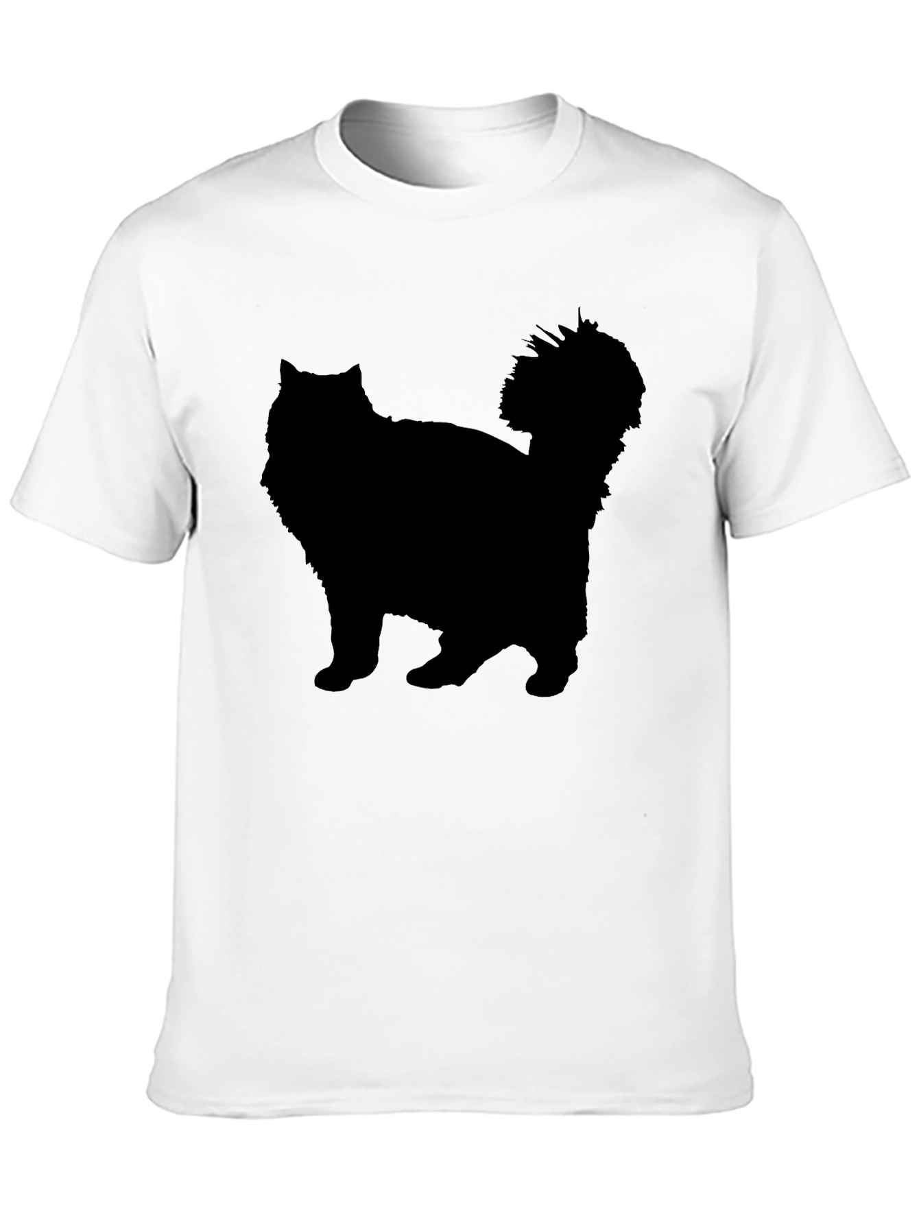 Black Cat Silhouette Graphic Tee
