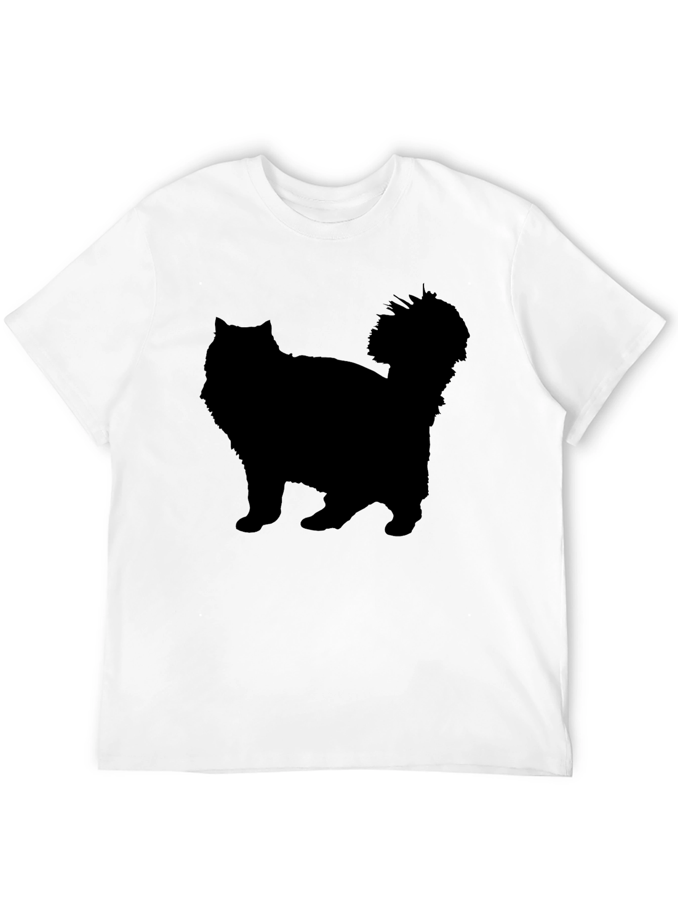 Black Cat Silhouette Graphic Tee