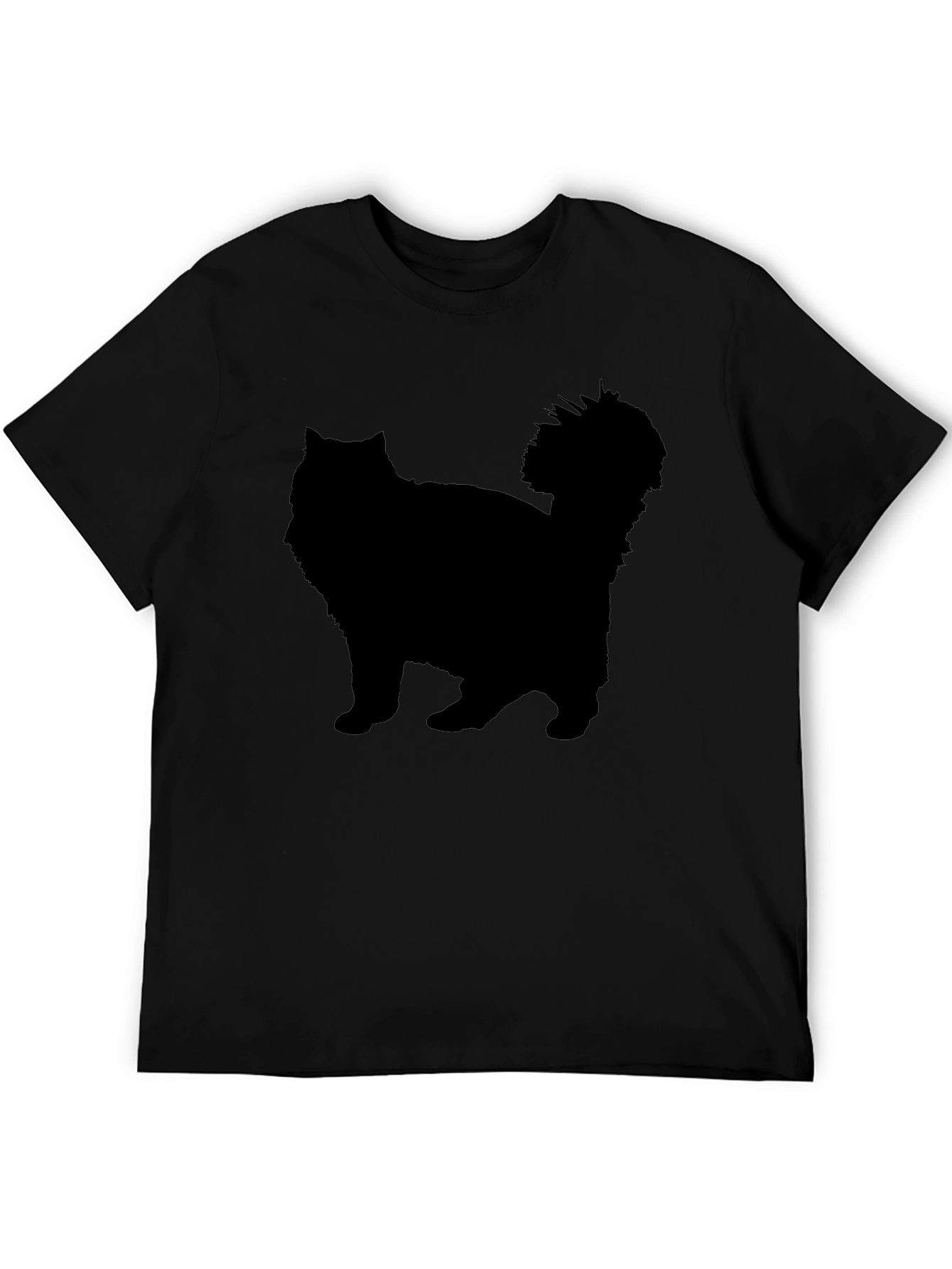 Black Cat Silhouette Graphic Tee