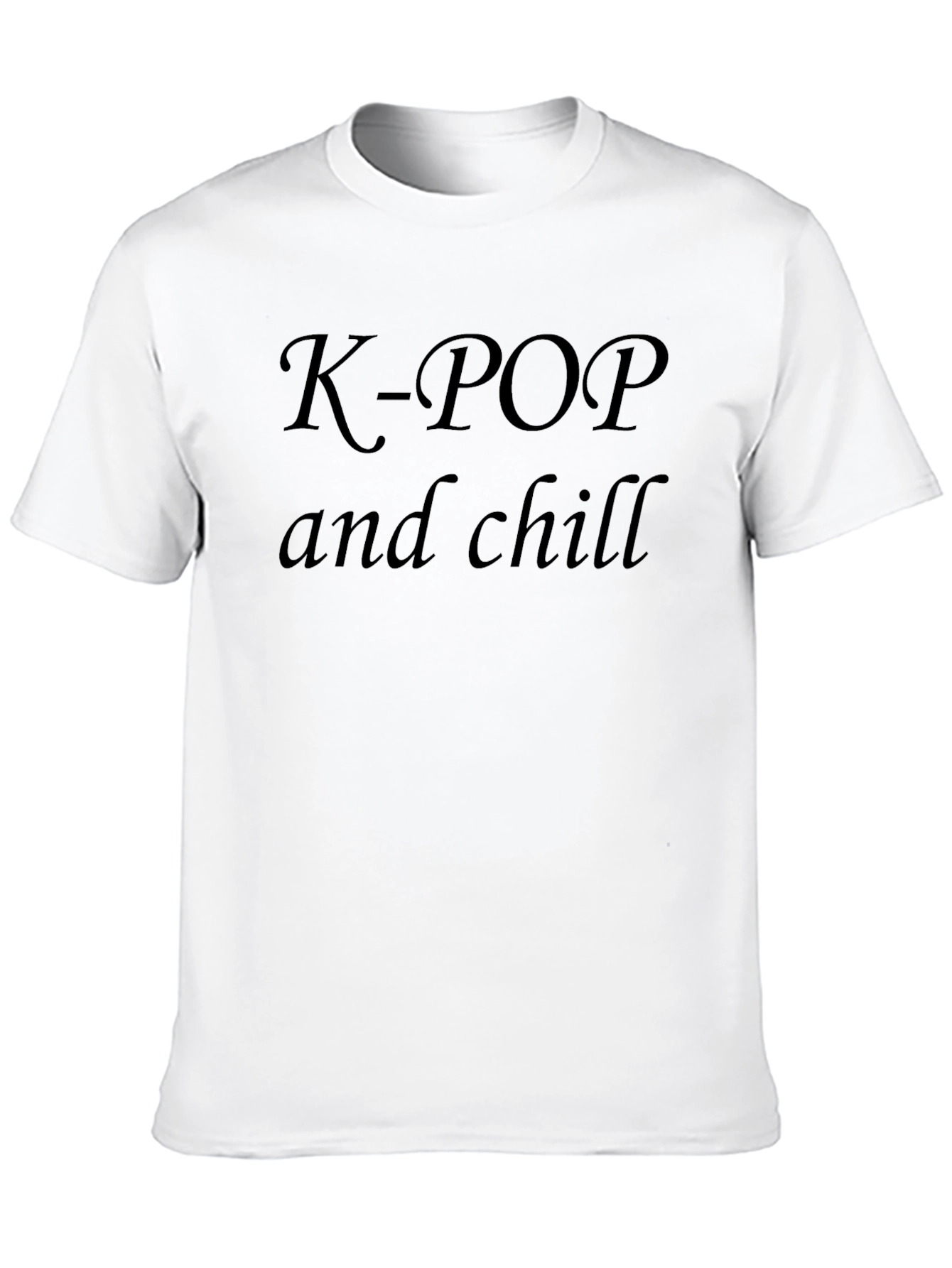 K-Pop & Chill Black T-Shirt