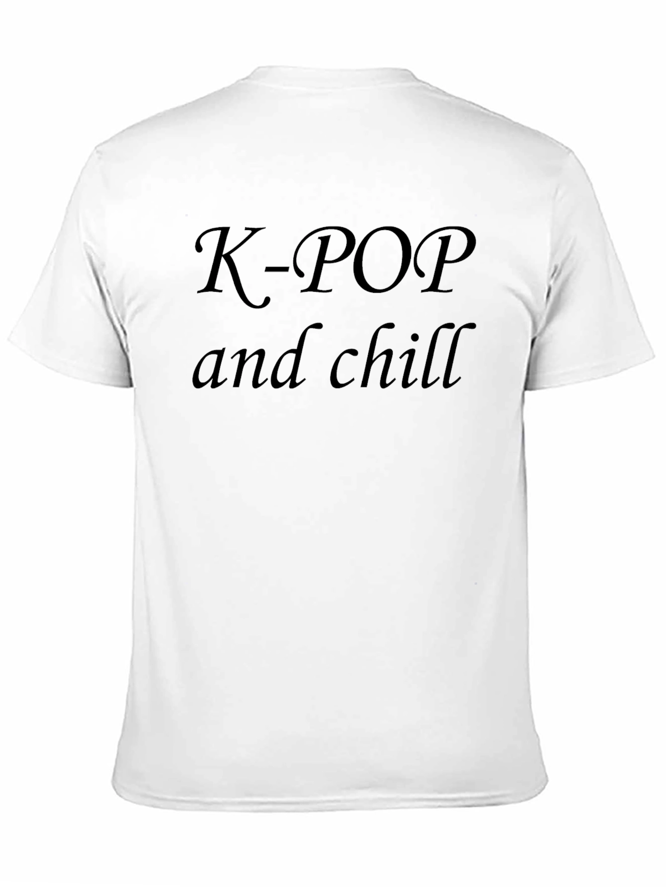 K-Pop & Chill Black T-Shirt