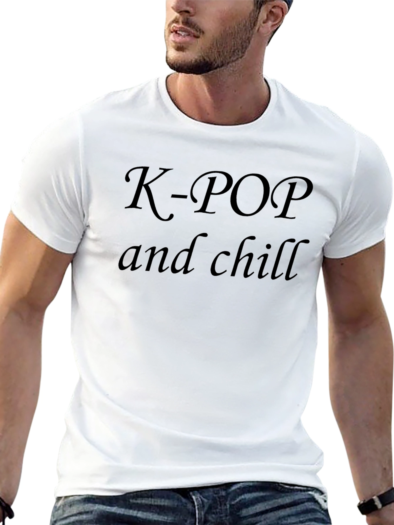 K-Pop & Chill Black T-Shirt
