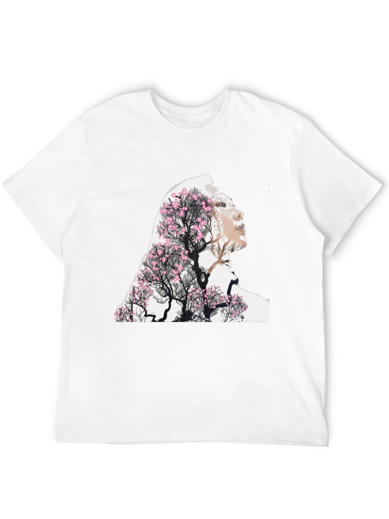 Nature Woman Graphic Tee - Black Unisex T-Shirt
