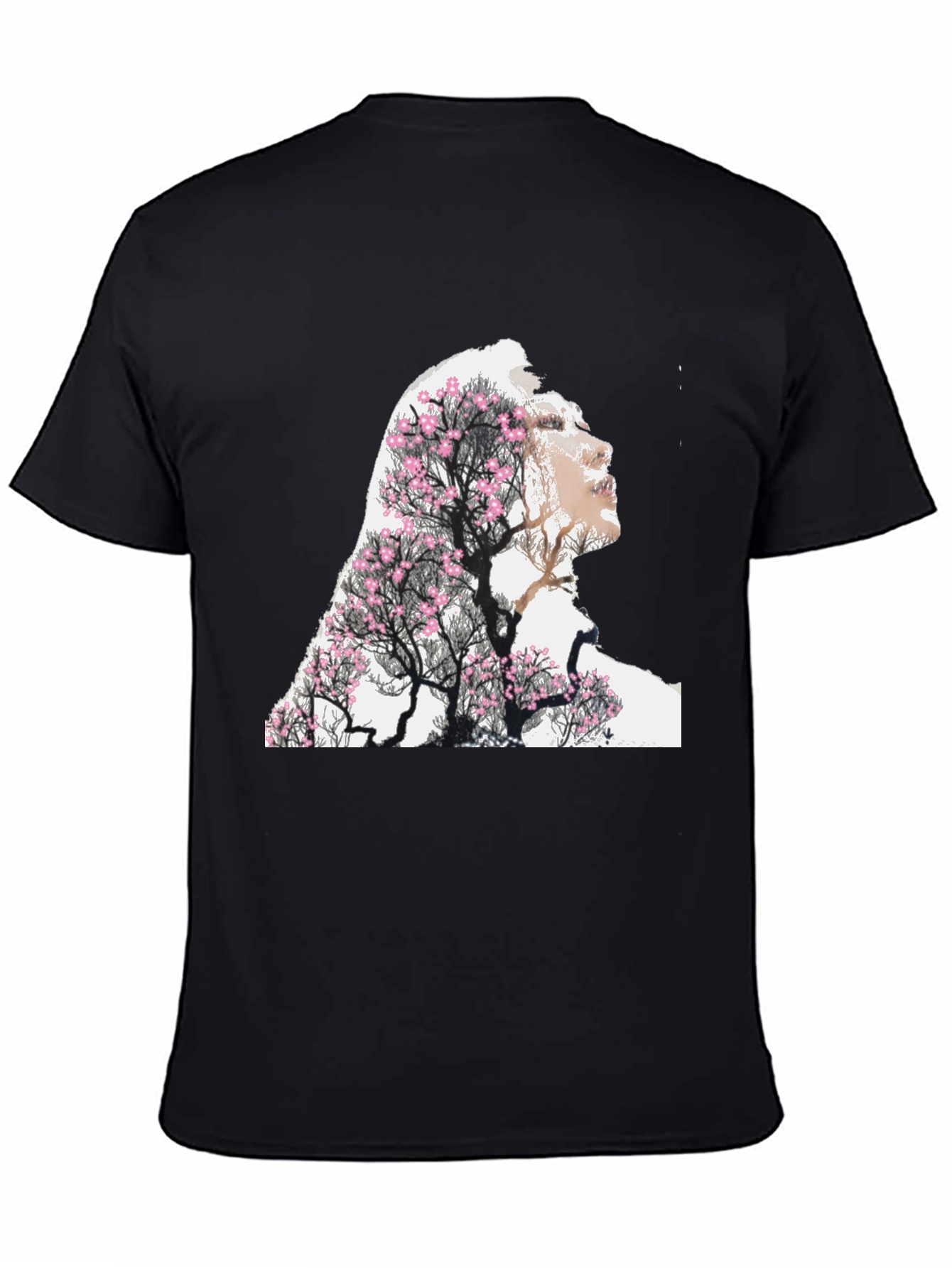 Nature Woman Graphic Tee - Black Unisex T-Shirt