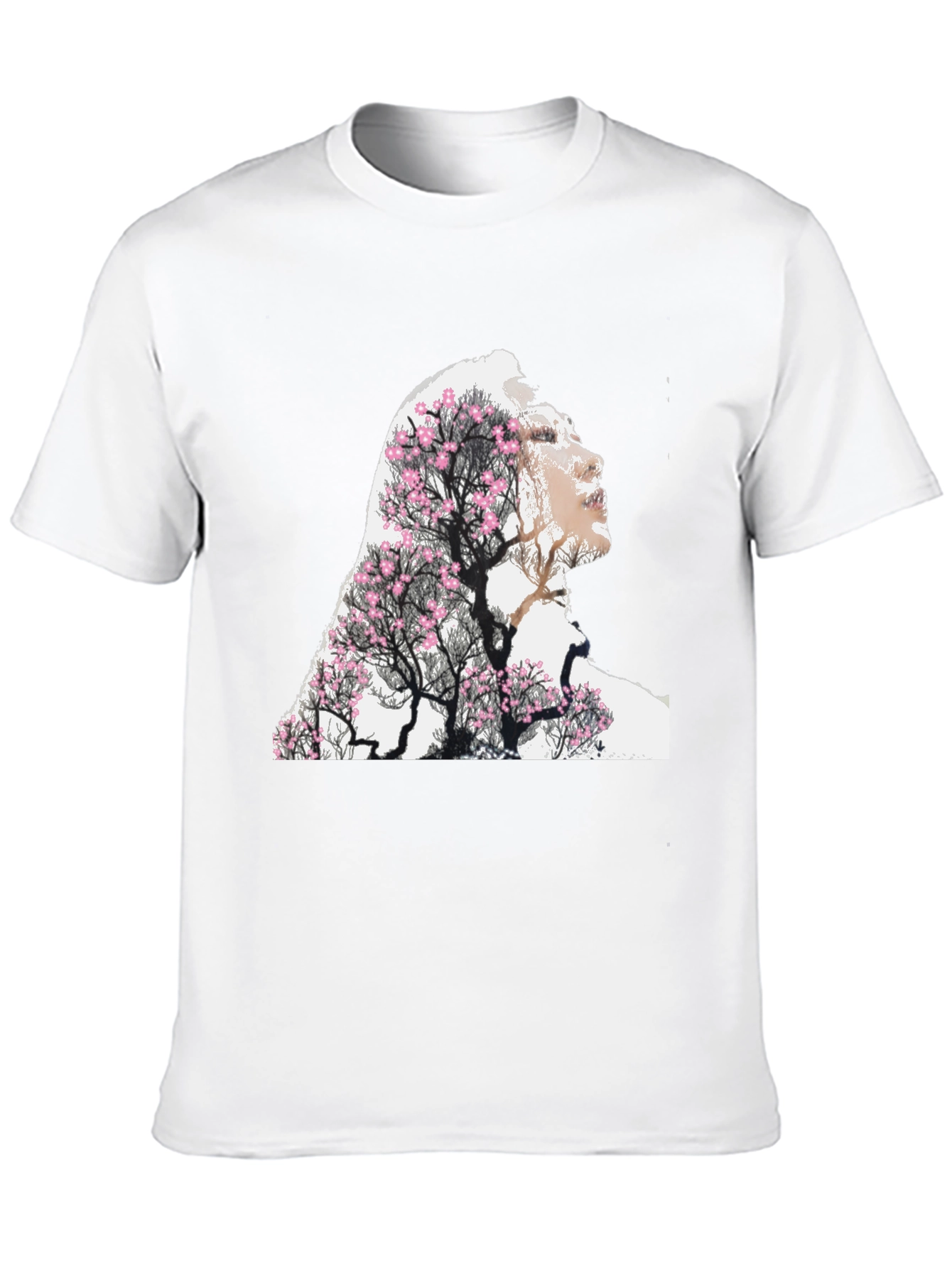 Nature Woman Graphic Tee - Black Unisex T-Shirt
