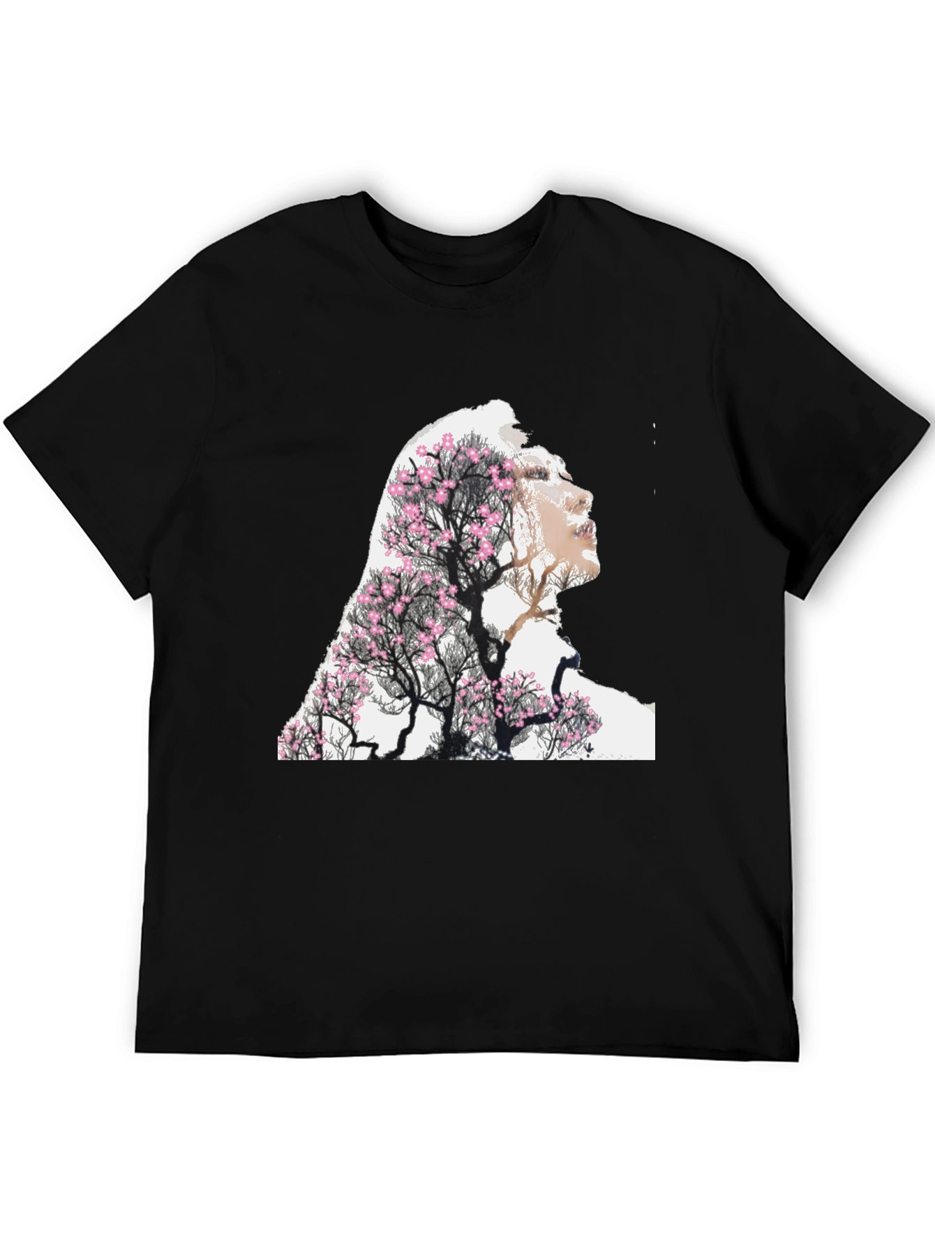 Nature Woman Graphic Tee - Black Unisex T-Shirt