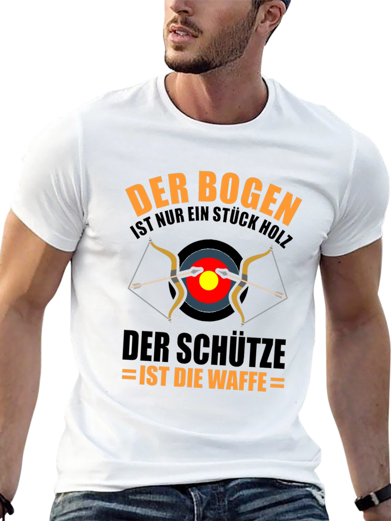 Archery T-Shirt: Bow is Wood Archer is the Weapon