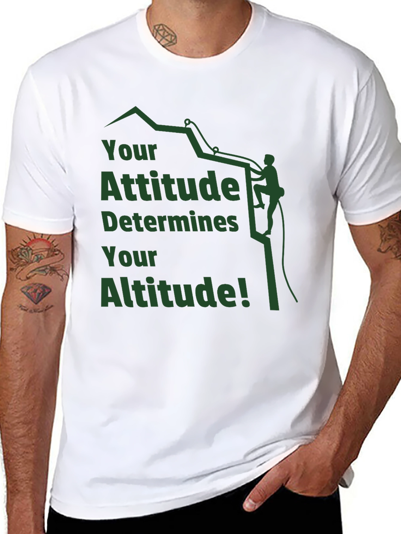 Attitude Determines Altitude Graphic T-Shirt