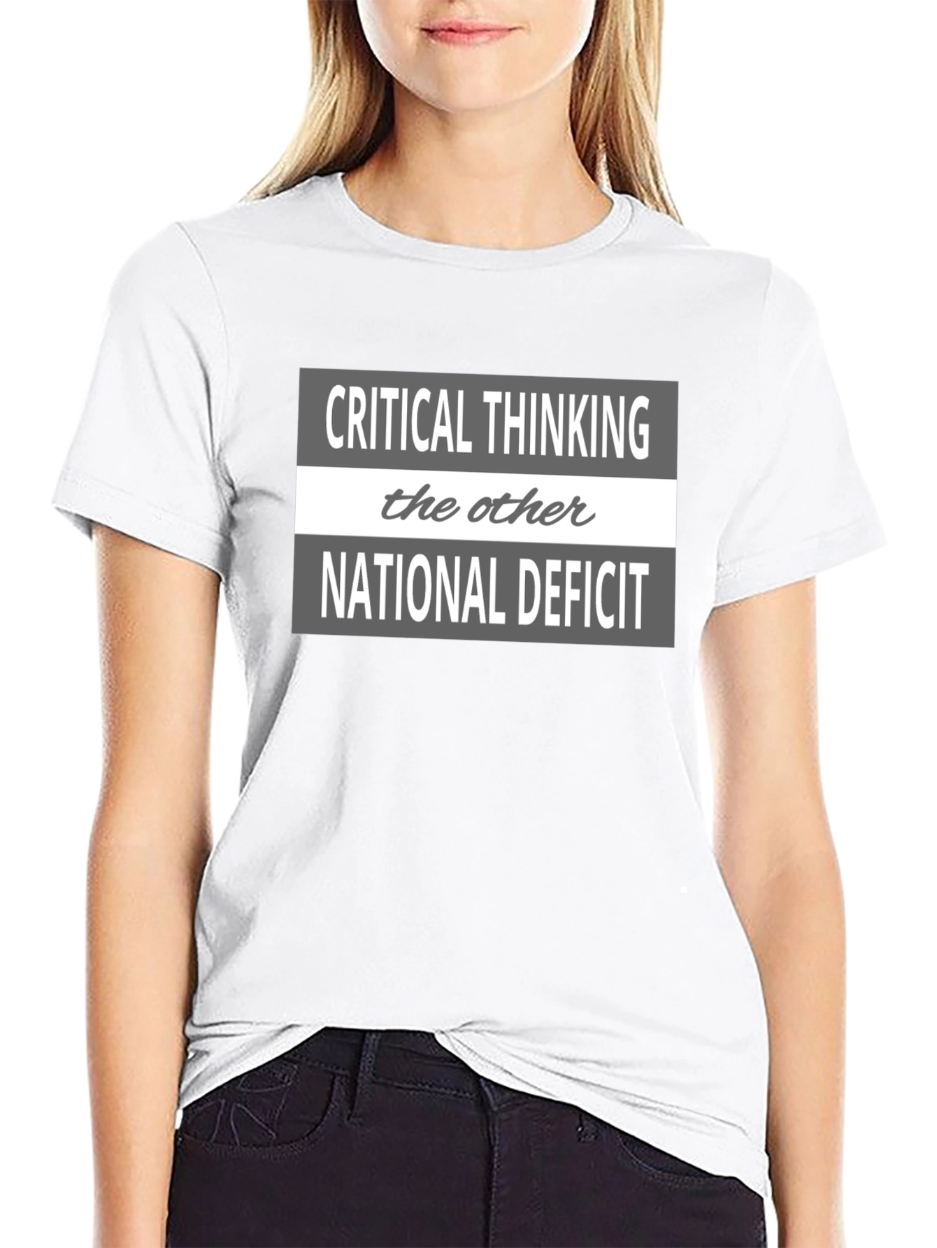 Critical Thinking National Deficit Graphic Tee