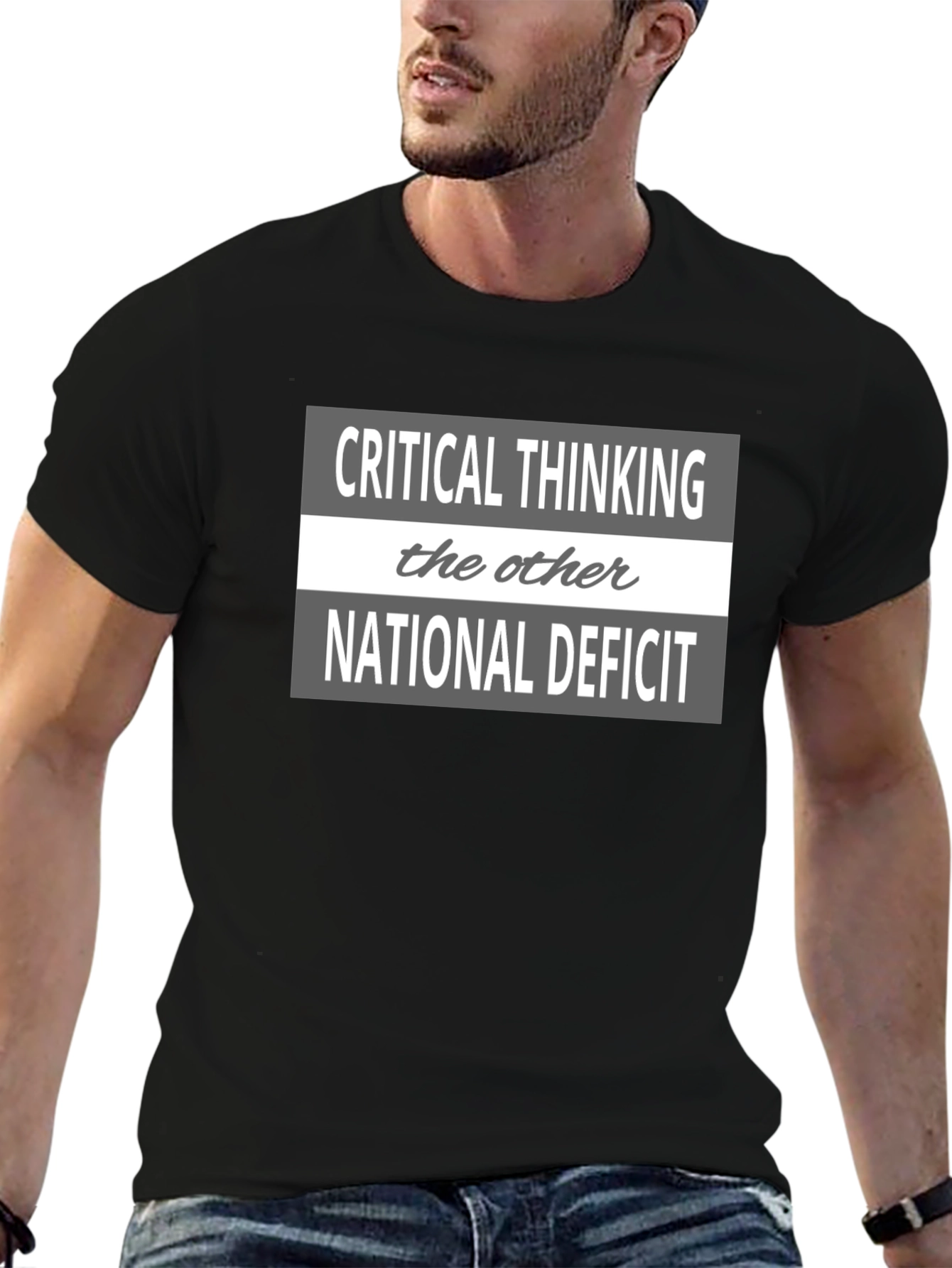 Critical Thinking National Deficit Graphic Tee