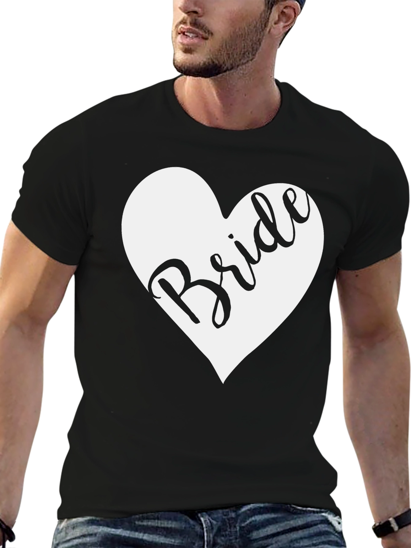 Bride Heart Graphic Tee - Wedding T-Shirt
