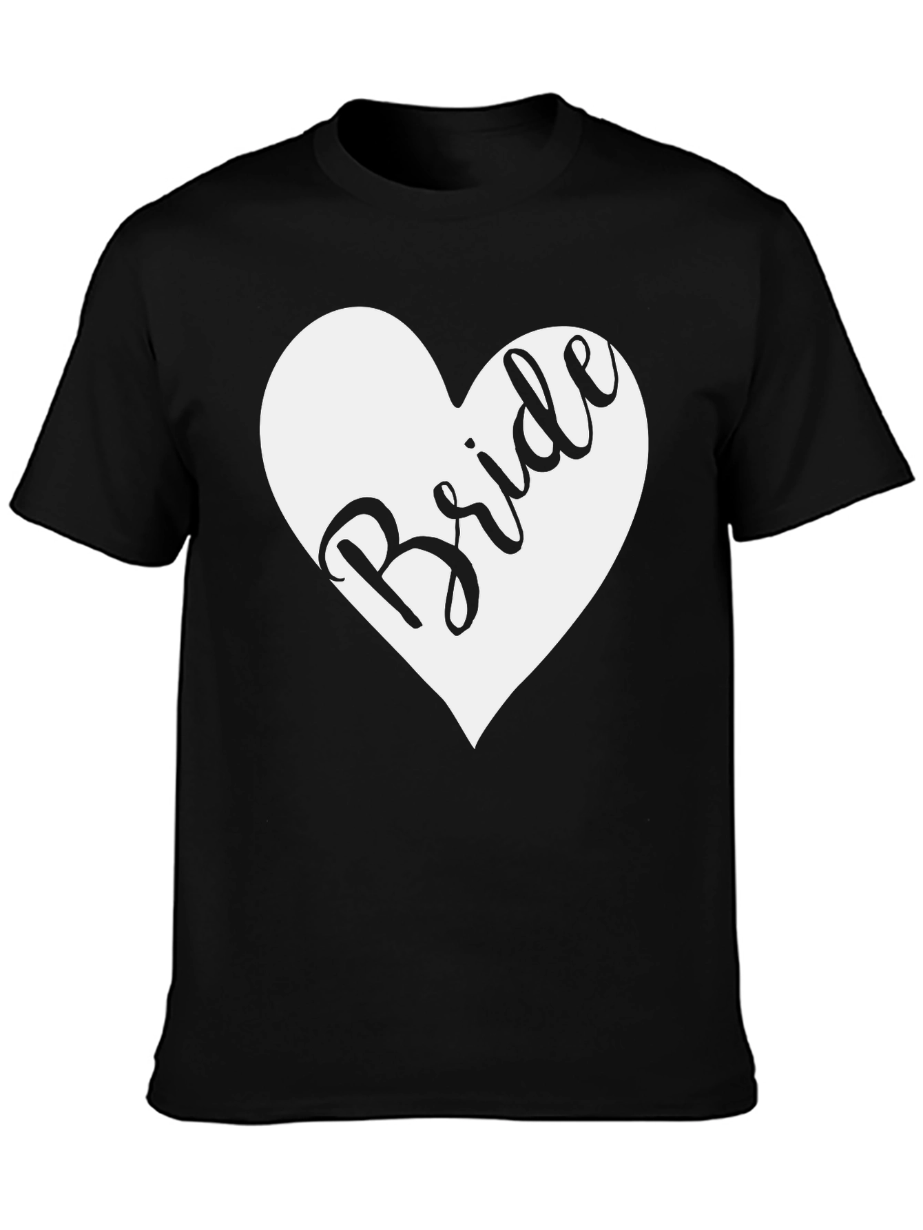 Bride Heart Graphic Tee - Wedding T-Shirt
