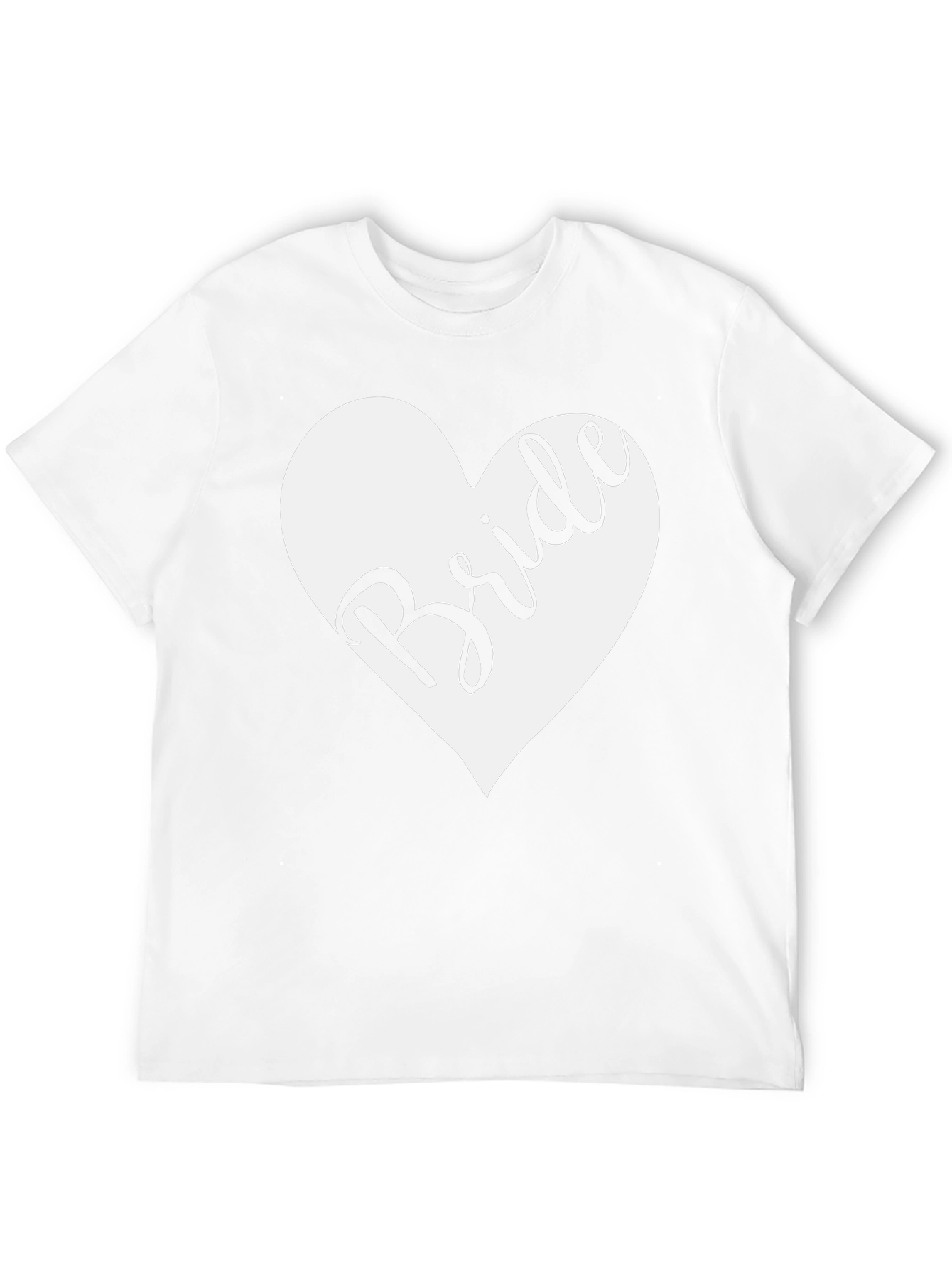 Bride Heart Graphic Tee - Wedding T-Shirt