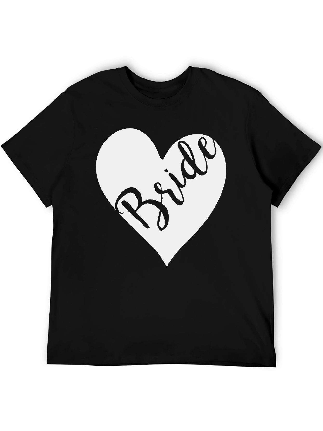 Bride Heart Graphic Tee - Wedding T-Shirt