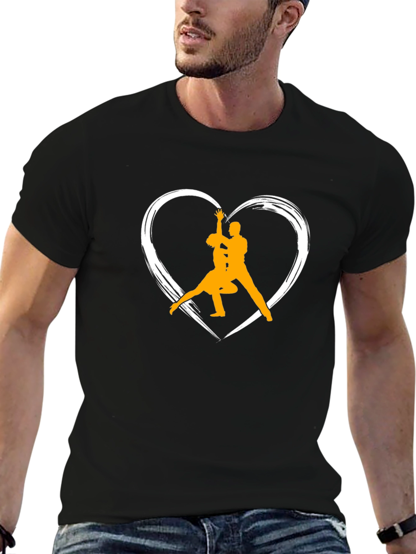 Dancing Heart T-Shirt - Romantic Graphic Tee
