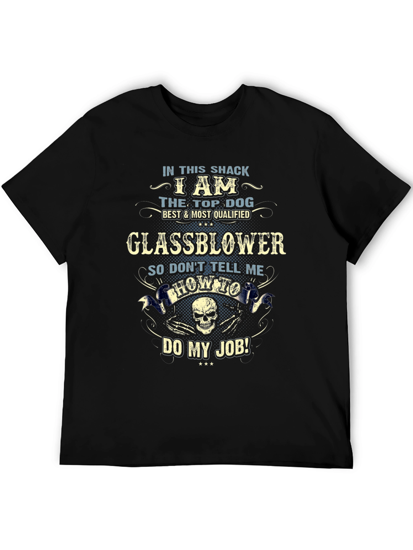 Glassblower Top Dog Graphic T-Shirt