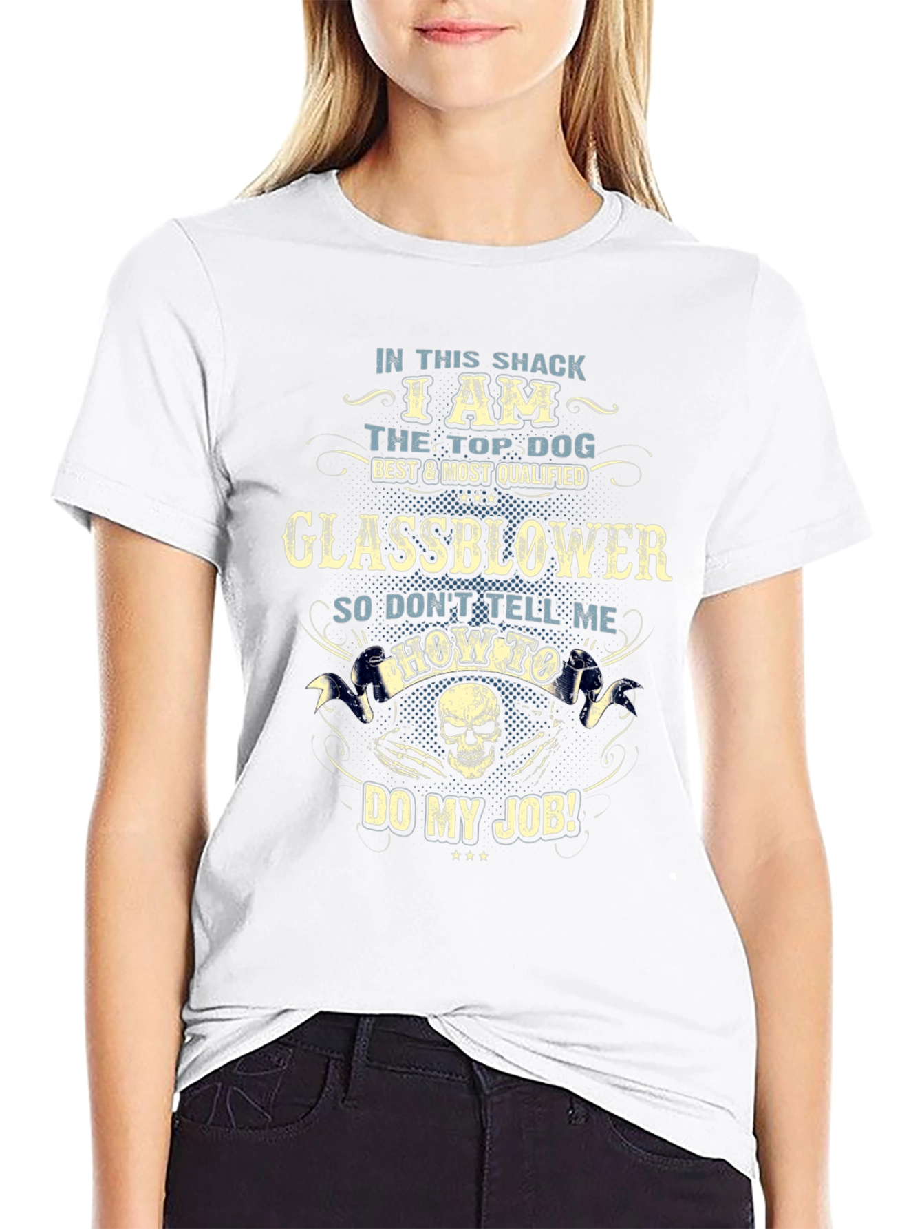Glassblower Top Dog Graphic T-Shirt
