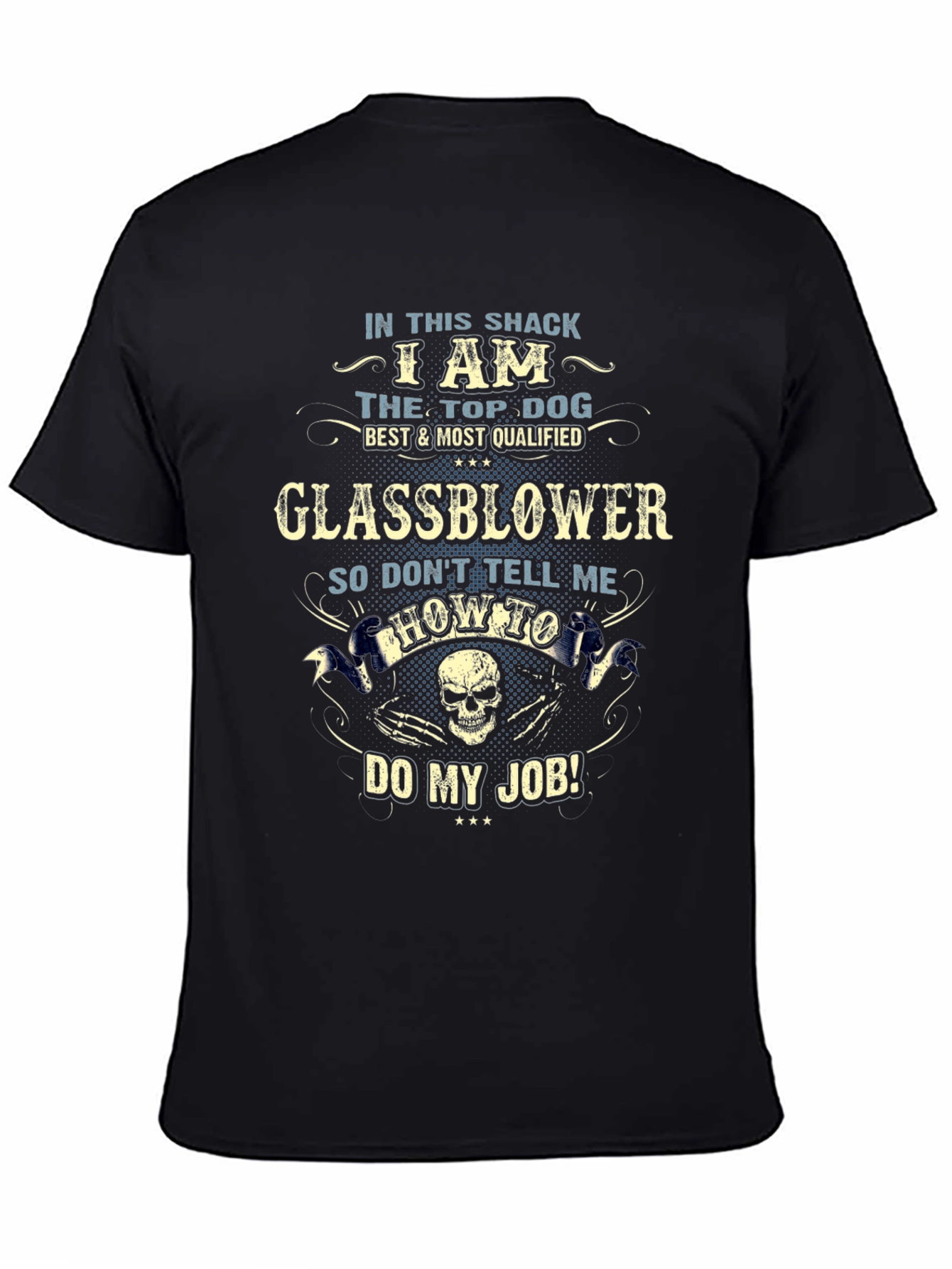 Glassblower Top Dog Graphic T-Shirt