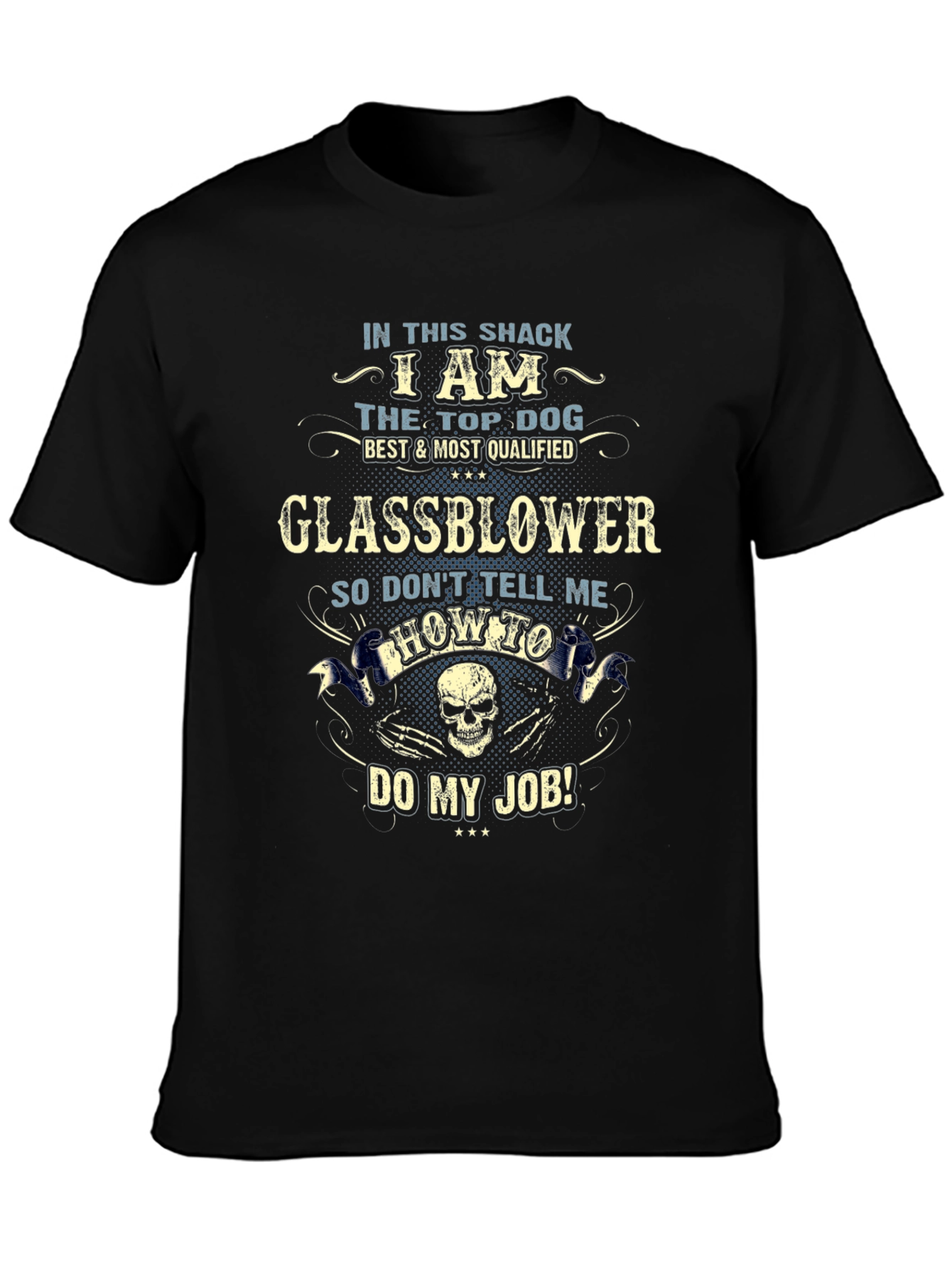 Glassblower Top Dog Graphic T-Shirt