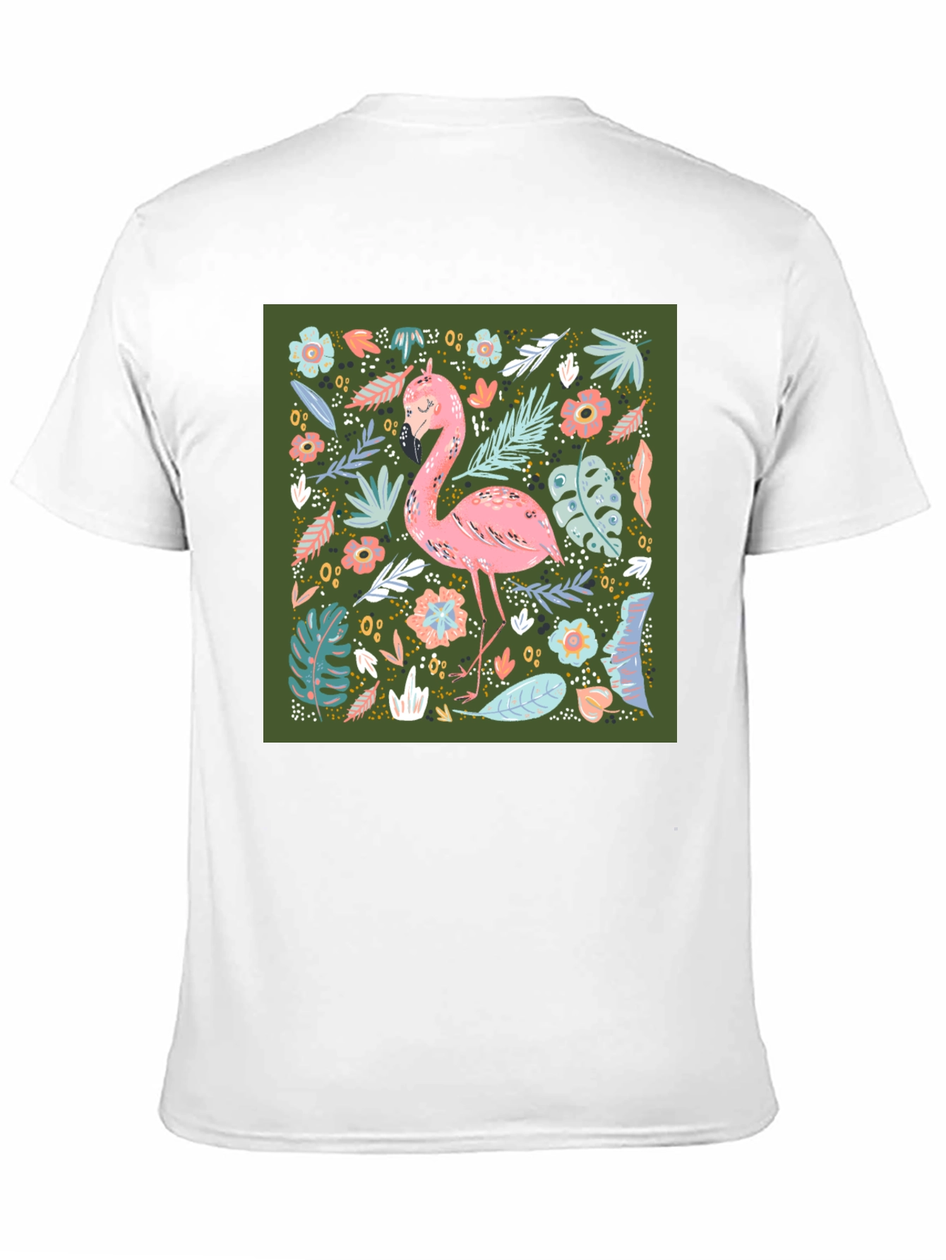 Tropical Flamingo Graphic Tee
