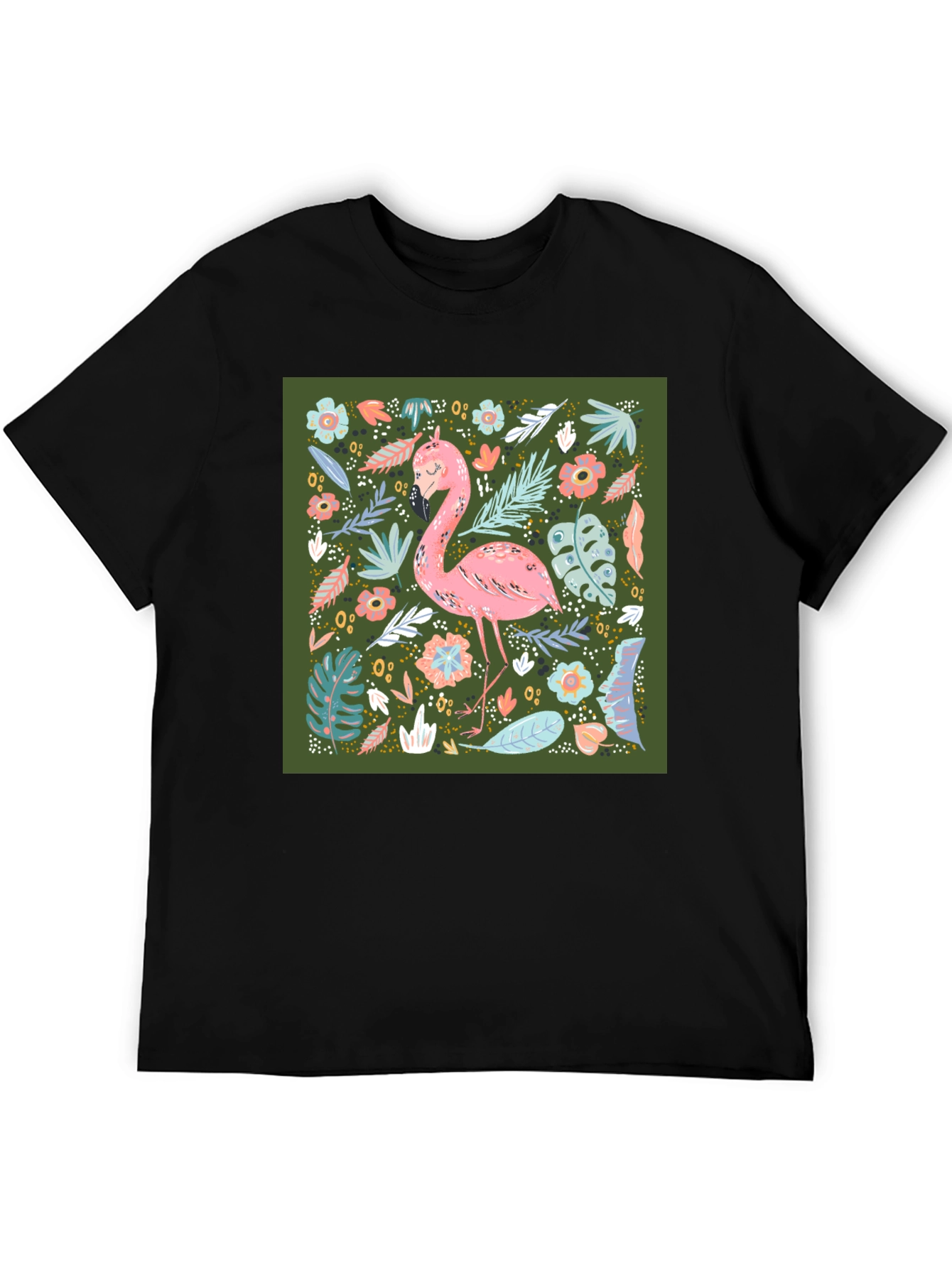 Tropical Flamingo Graphic Tee