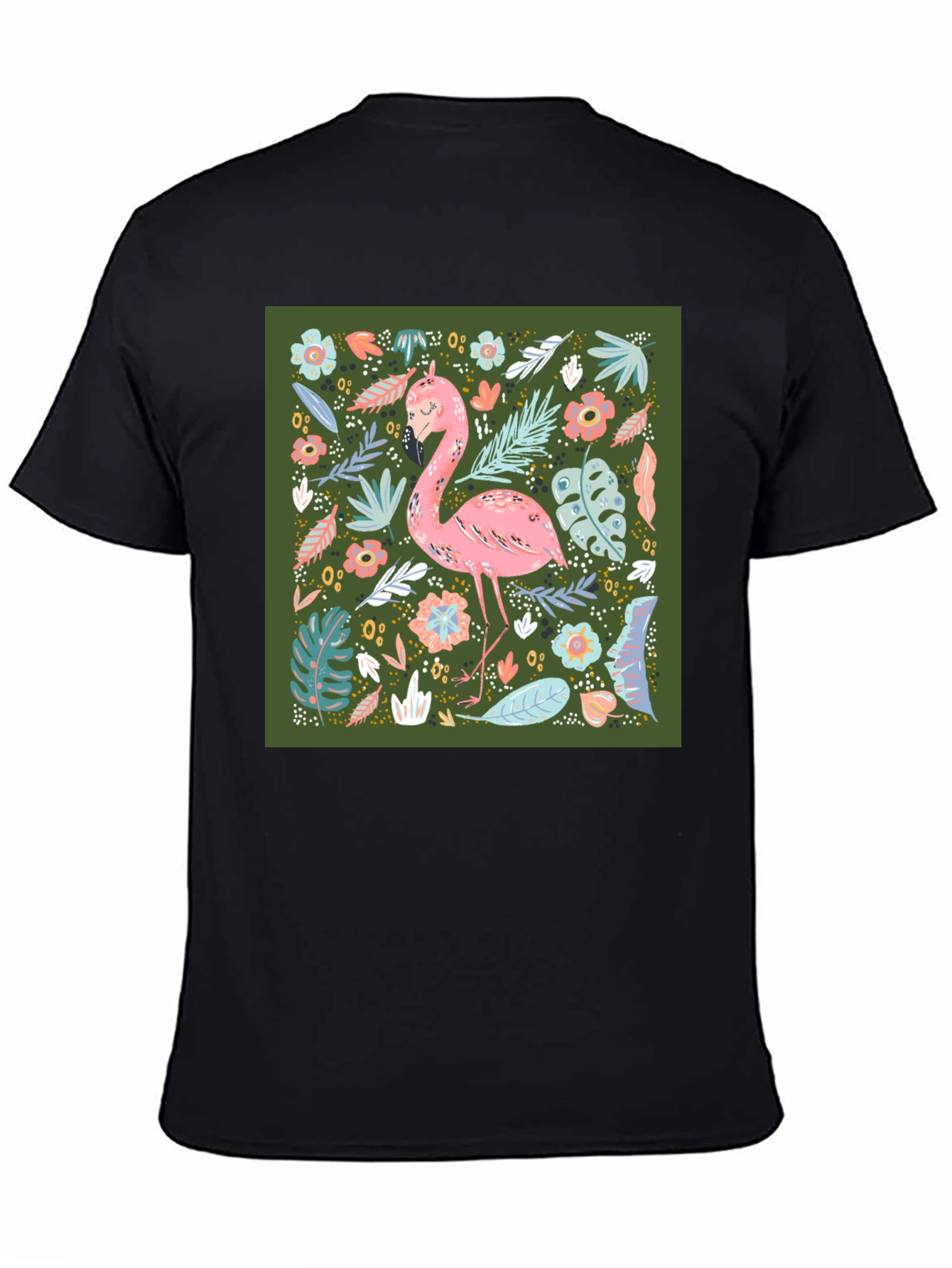 Tropical Flamingo Graphic Tee
