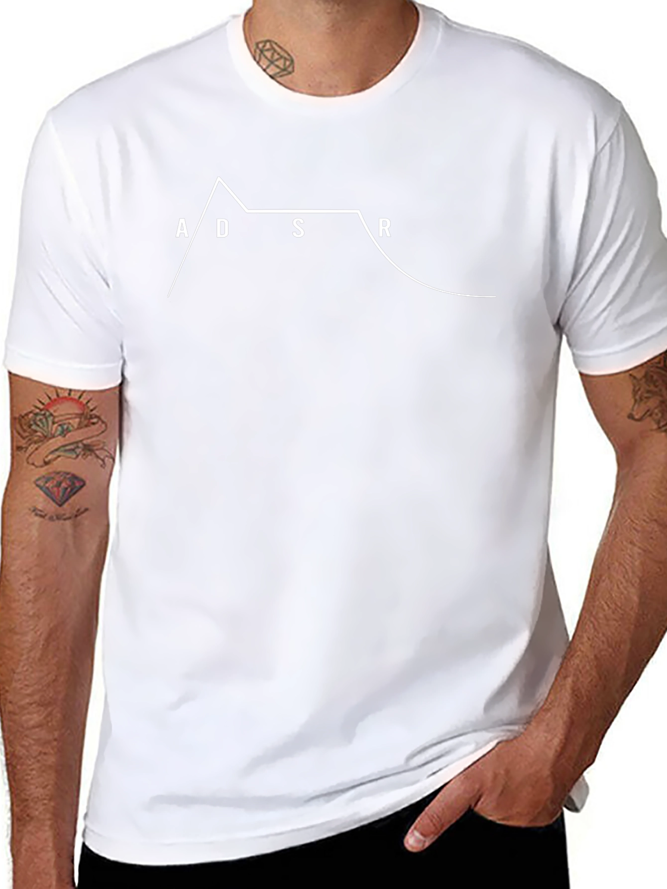 ADSR Synth Graphic Tee - Musician T-Shirt