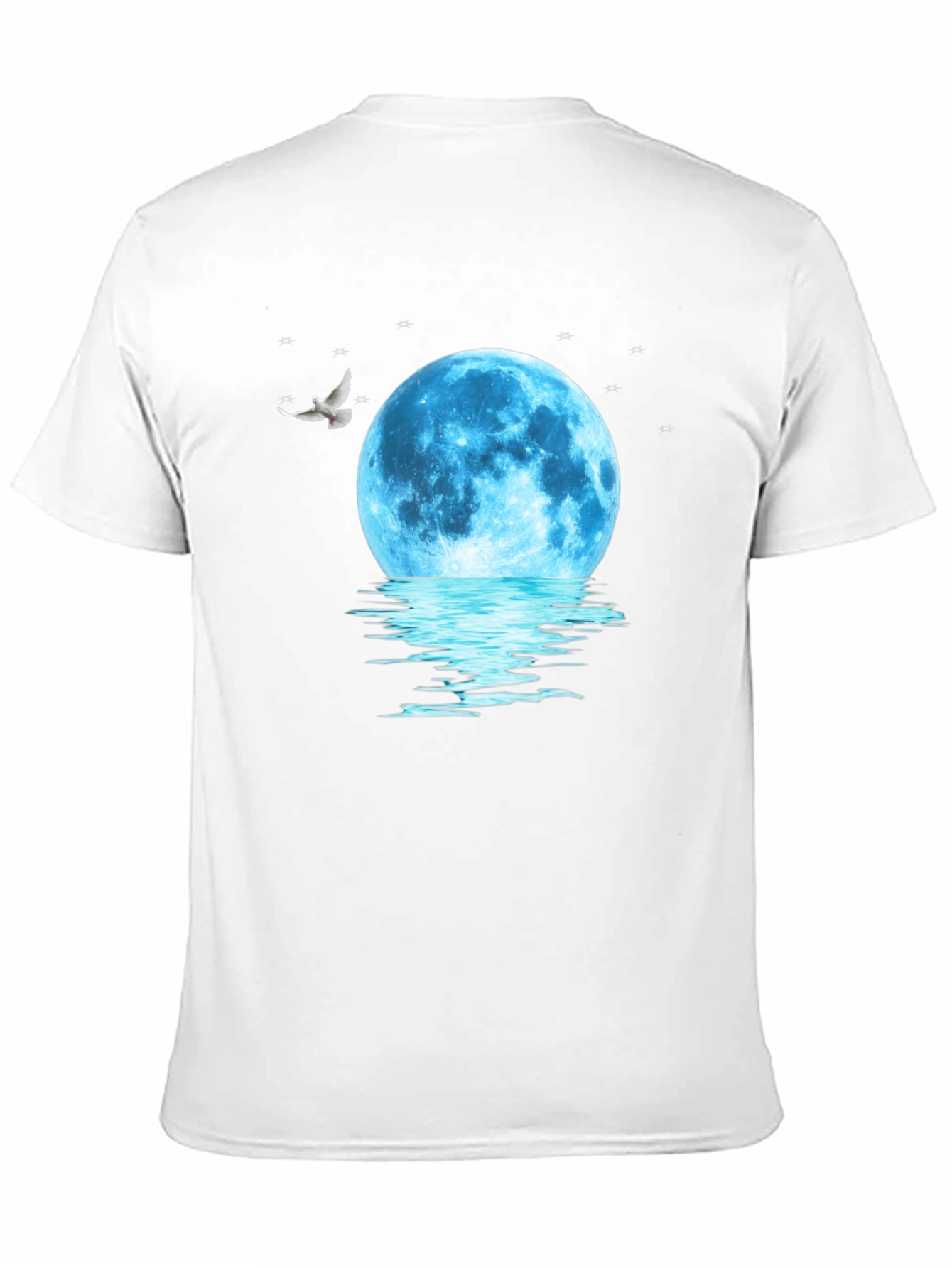 Moonlit Dreams Graphic Tee - Black Cotton Comfort