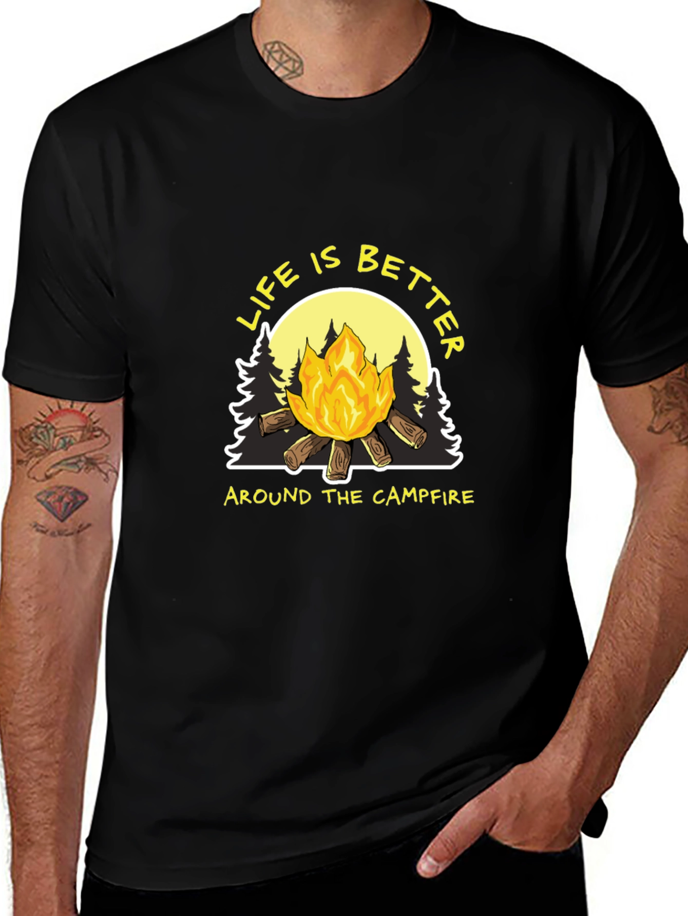 Life is Better Around the Campfire Graphic Tee