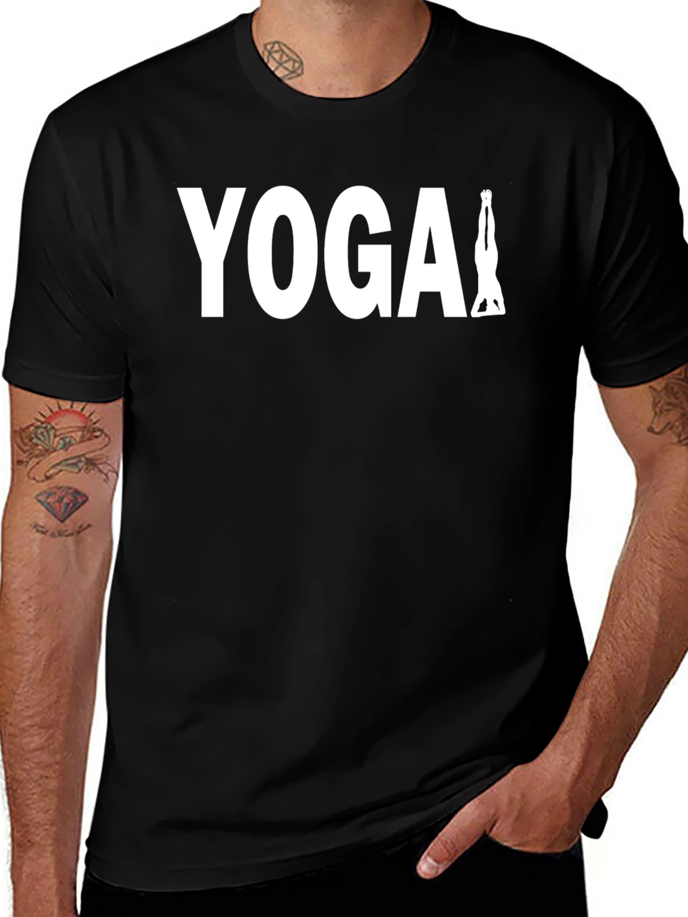 Yoga Graphic Tee - Zen Style