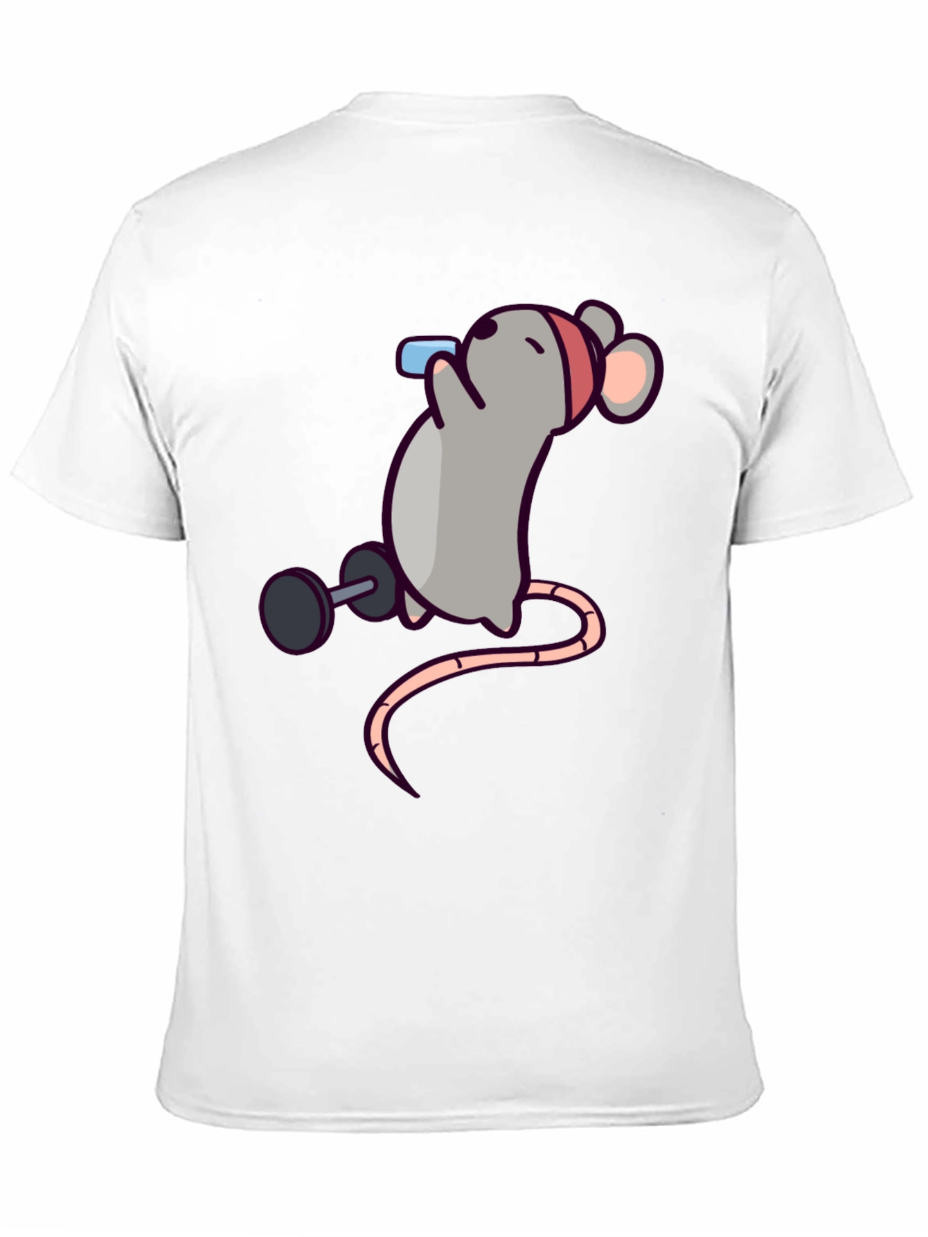 Workout Mouse Graphic T-Shirt