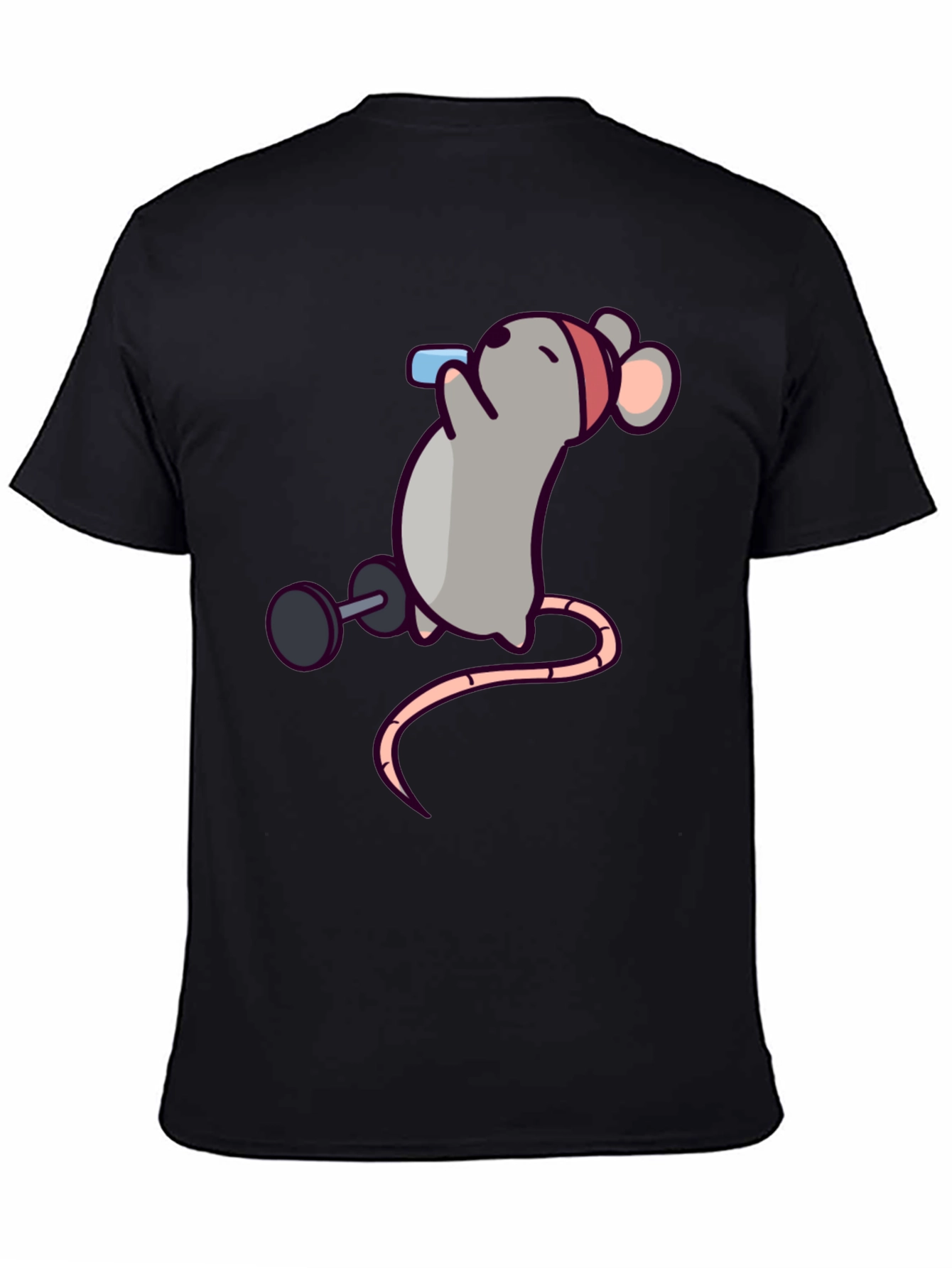 Workout Mouse Graphic T-Shirt