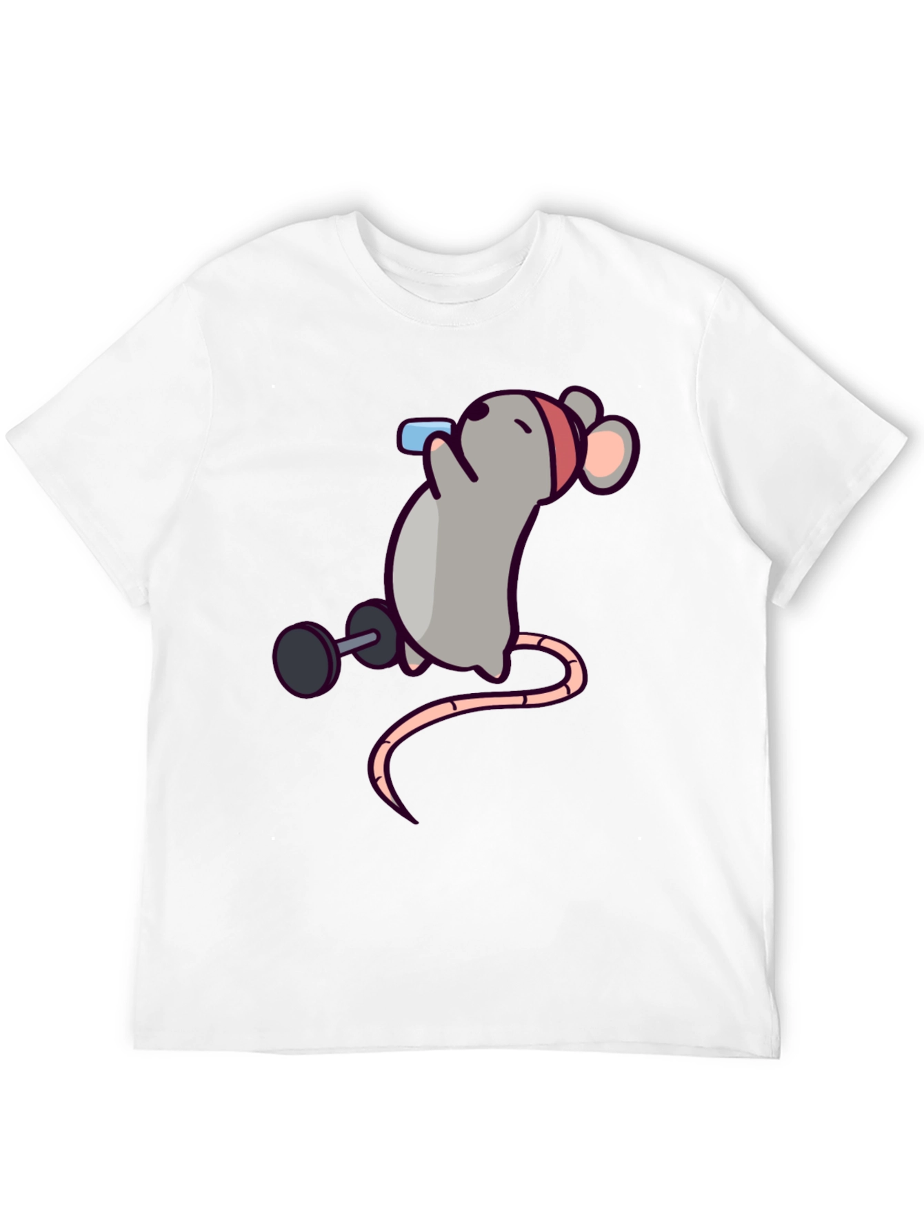 Workout Mouse Graphic T-Shirt
