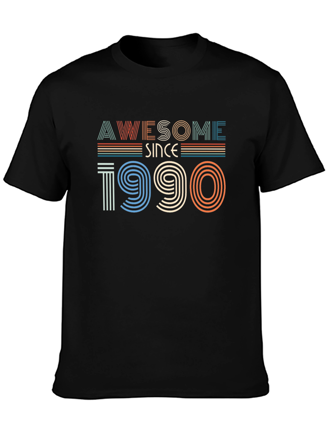 Awesome Since 1990 Retro Graphic T-Shirt