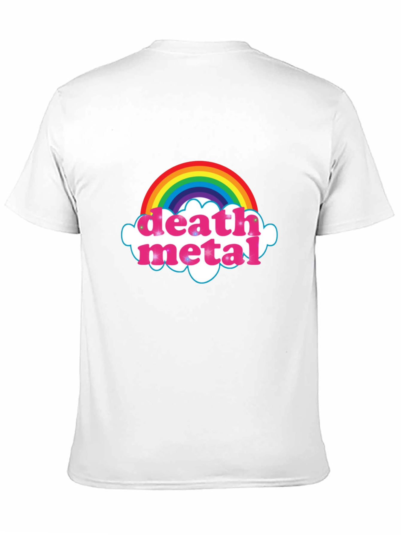 Rainbow Death Metal Graphic T-Shirt