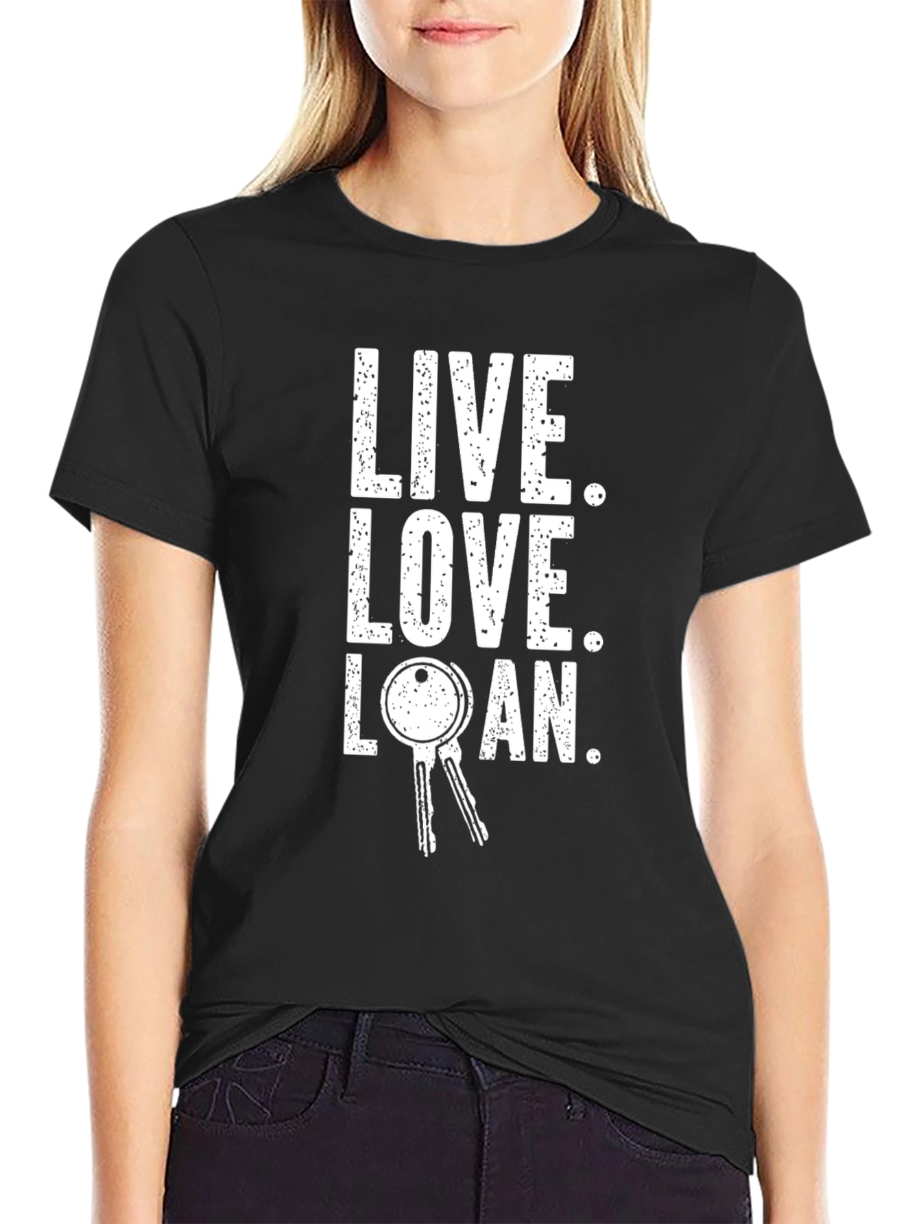Live Love Loan T-Shirt - Keys to Happiness