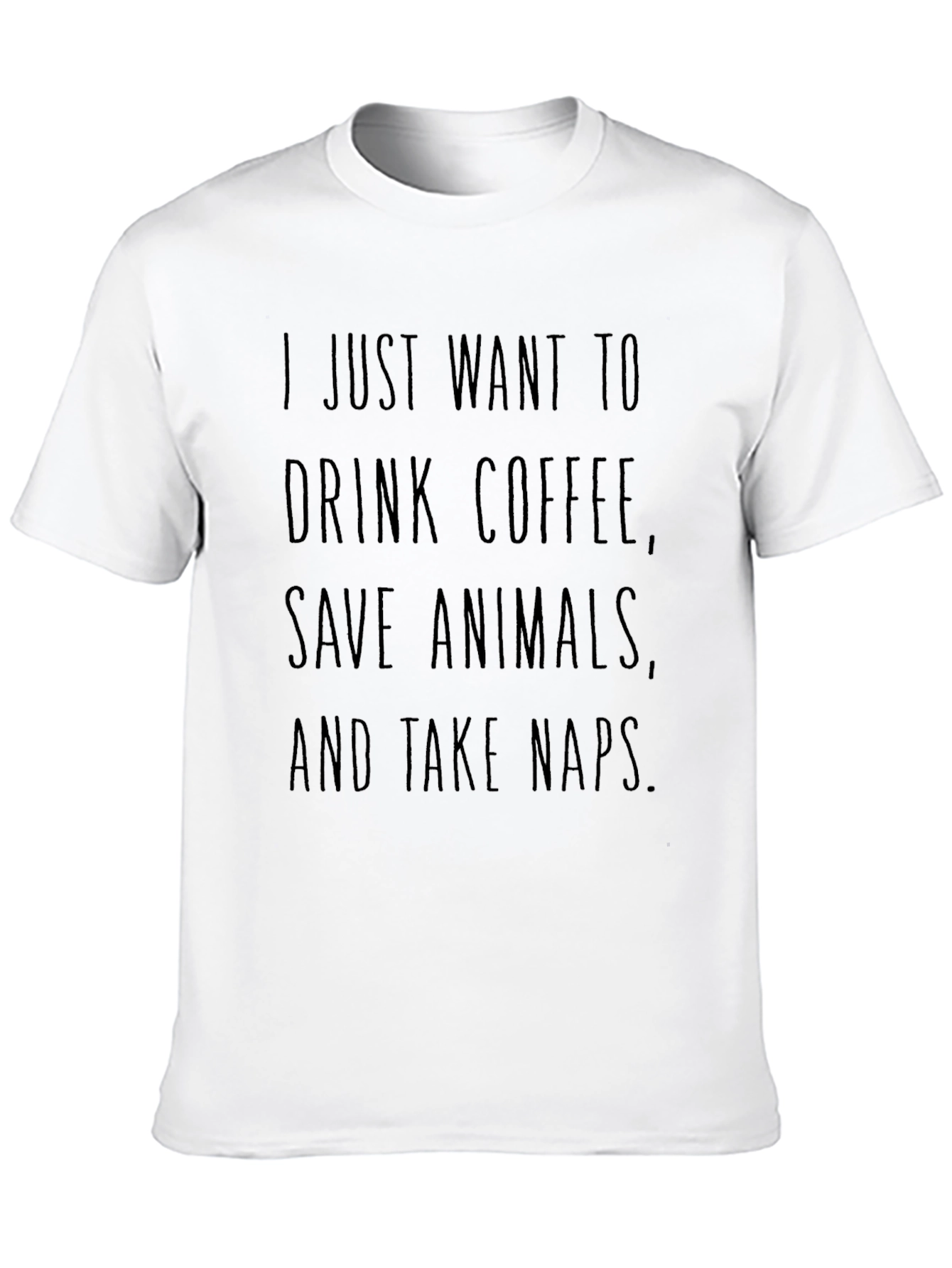 Coffee Animals Naps T-Shirt