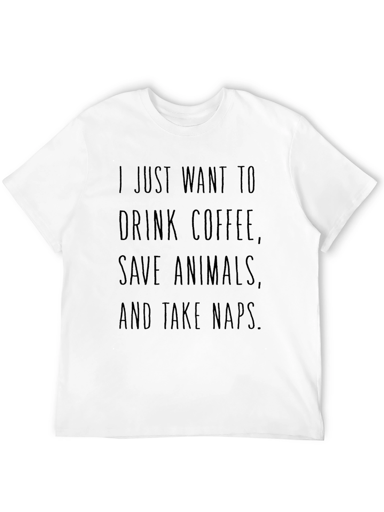 Coffee Animals Naps T-Shirt