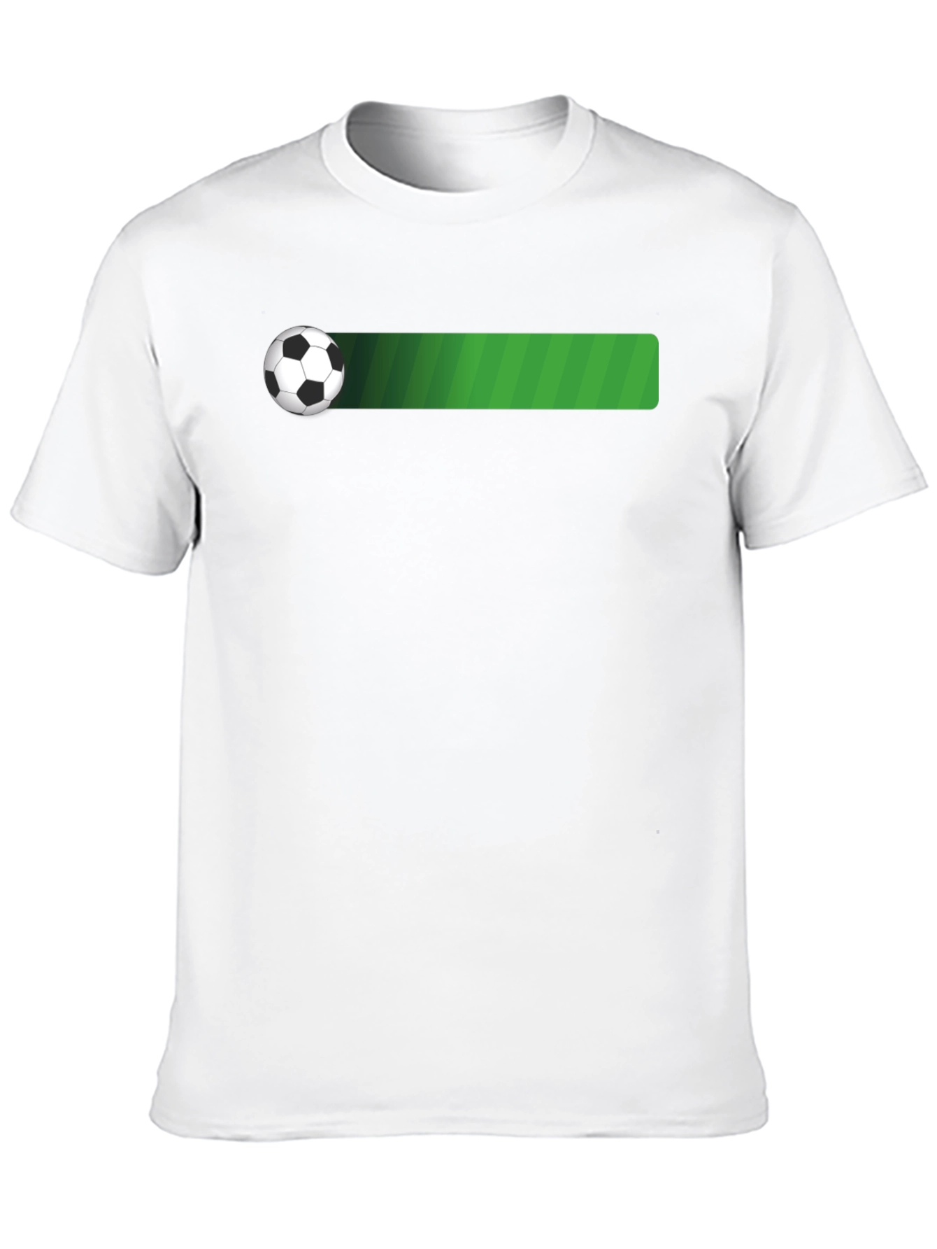 Soccer Ball T-Shirt - Black Cotton Tee