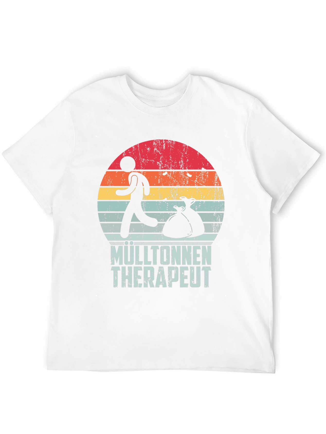 Mülltonnen Therapeut T-Shirt Retro Style