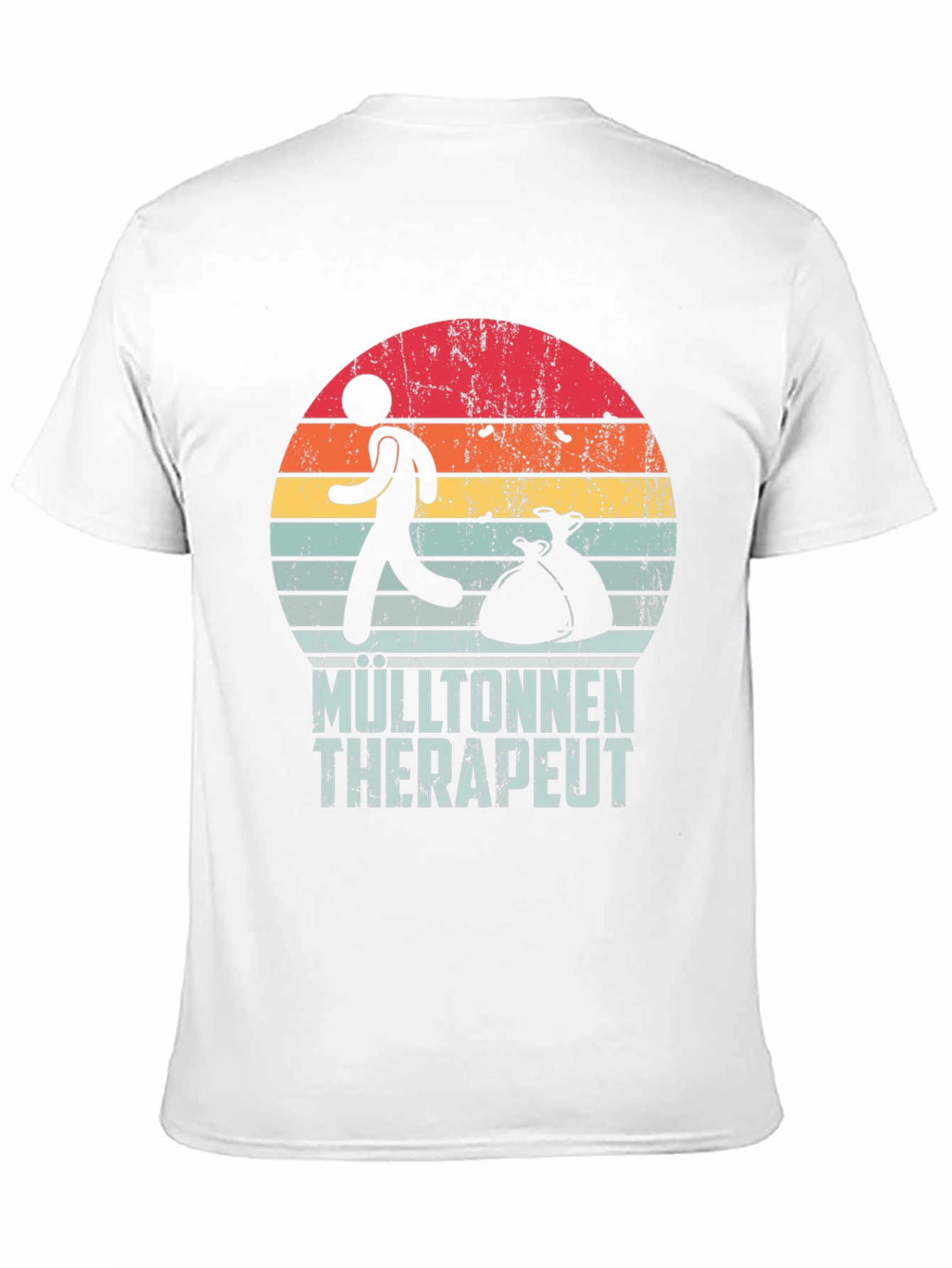 Mülltonnen Therapeut T-Shirt Retro Style