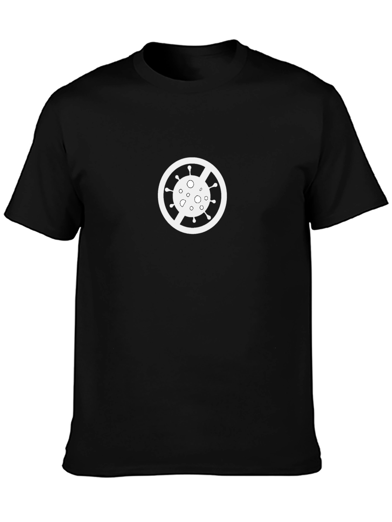 Anti-Virus Graphic Black T-Shirt
