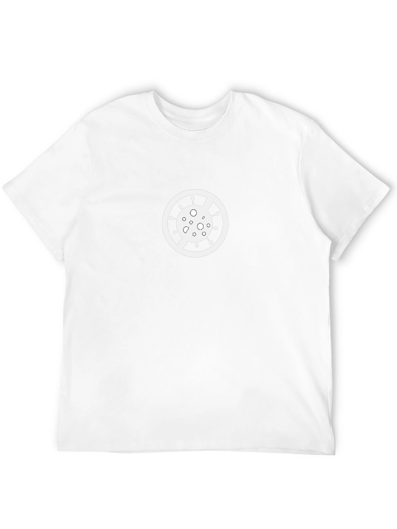 Anti-Virus Graphic Black T-Shirt