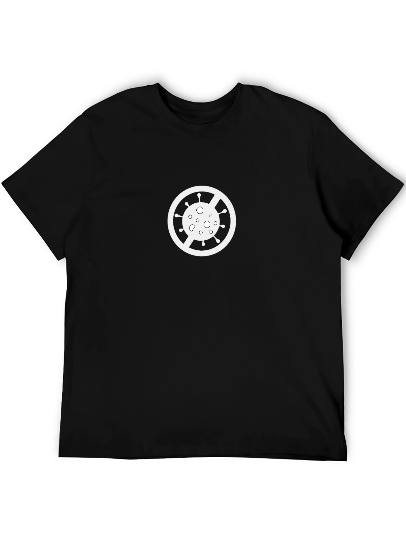 Anti-Virus Graphic Black T-Shirt