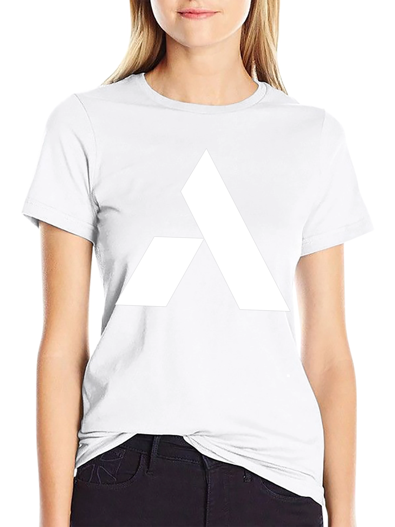 Modern Logo T-Shirt - Black Cotton Blend