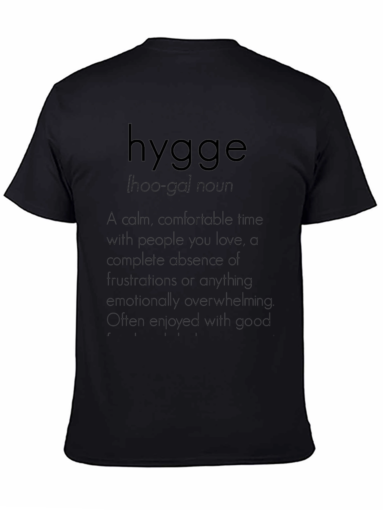 Hygge Definition Graphic T-Shirt Comfort Style